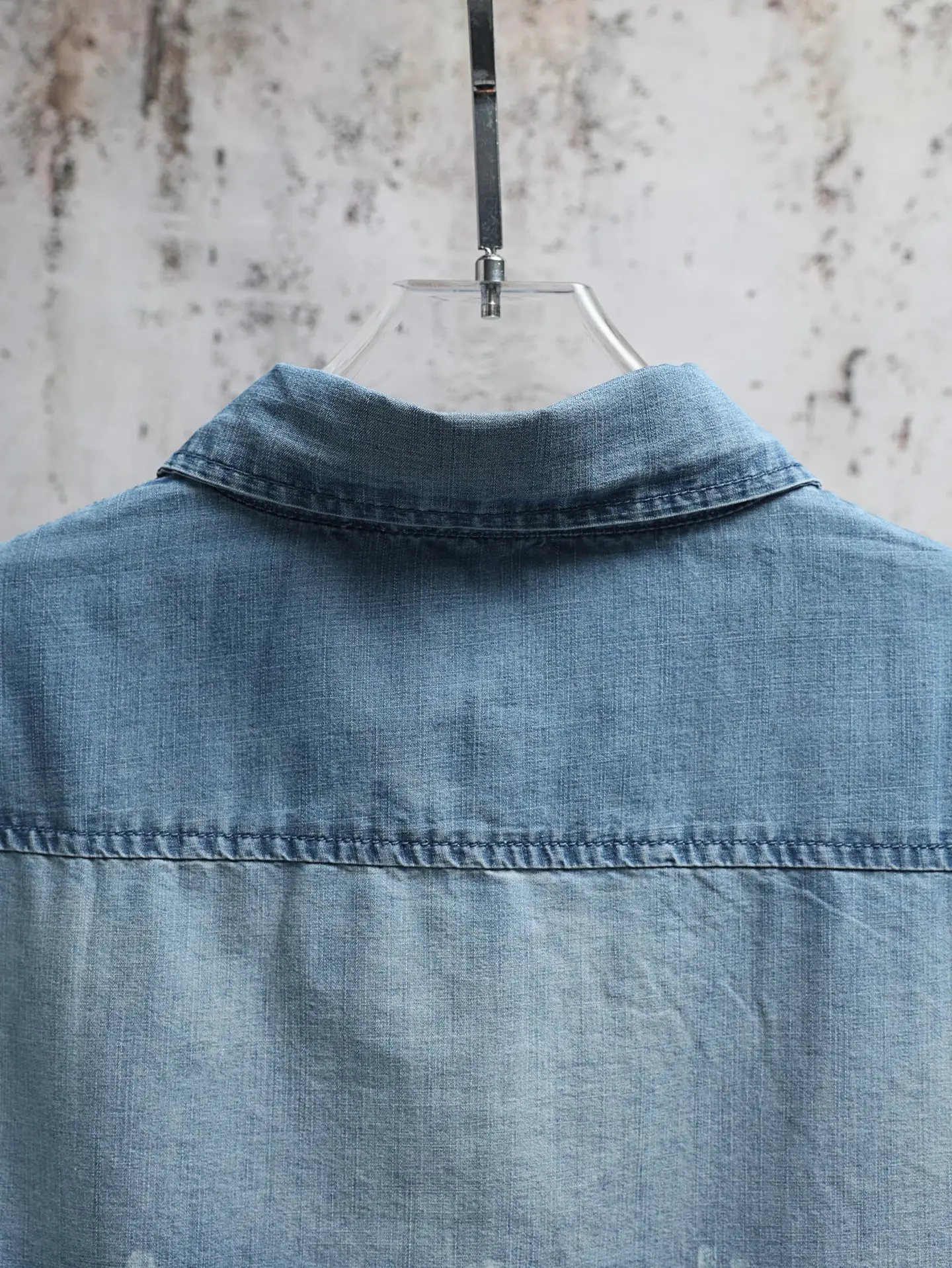 1996 Logo-Button Cotton-Linen Shirt D25521923 — view 6