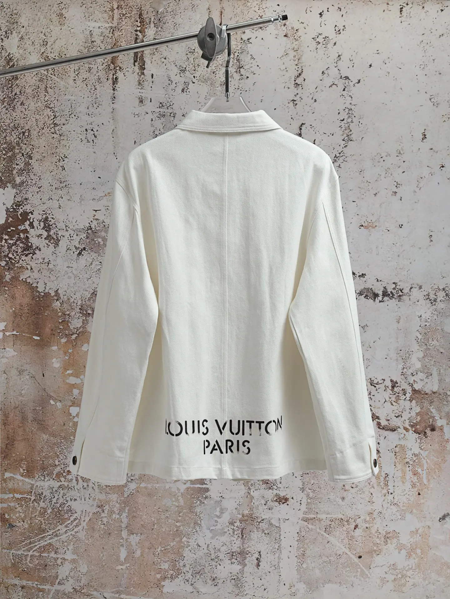 Logo Print Cotton Chore Jacket D25521889 — view 2