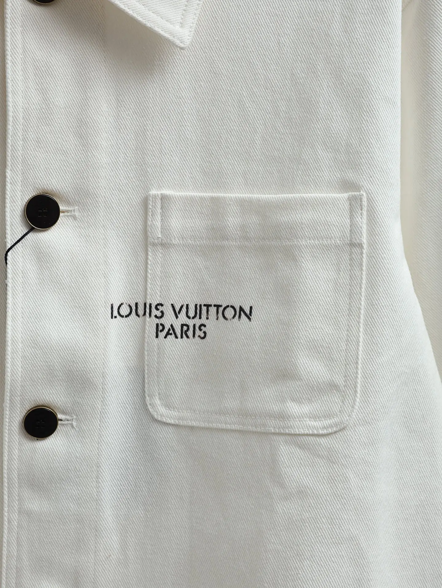 Logo Print Cotton Chore Jacket D25521889 — view 3