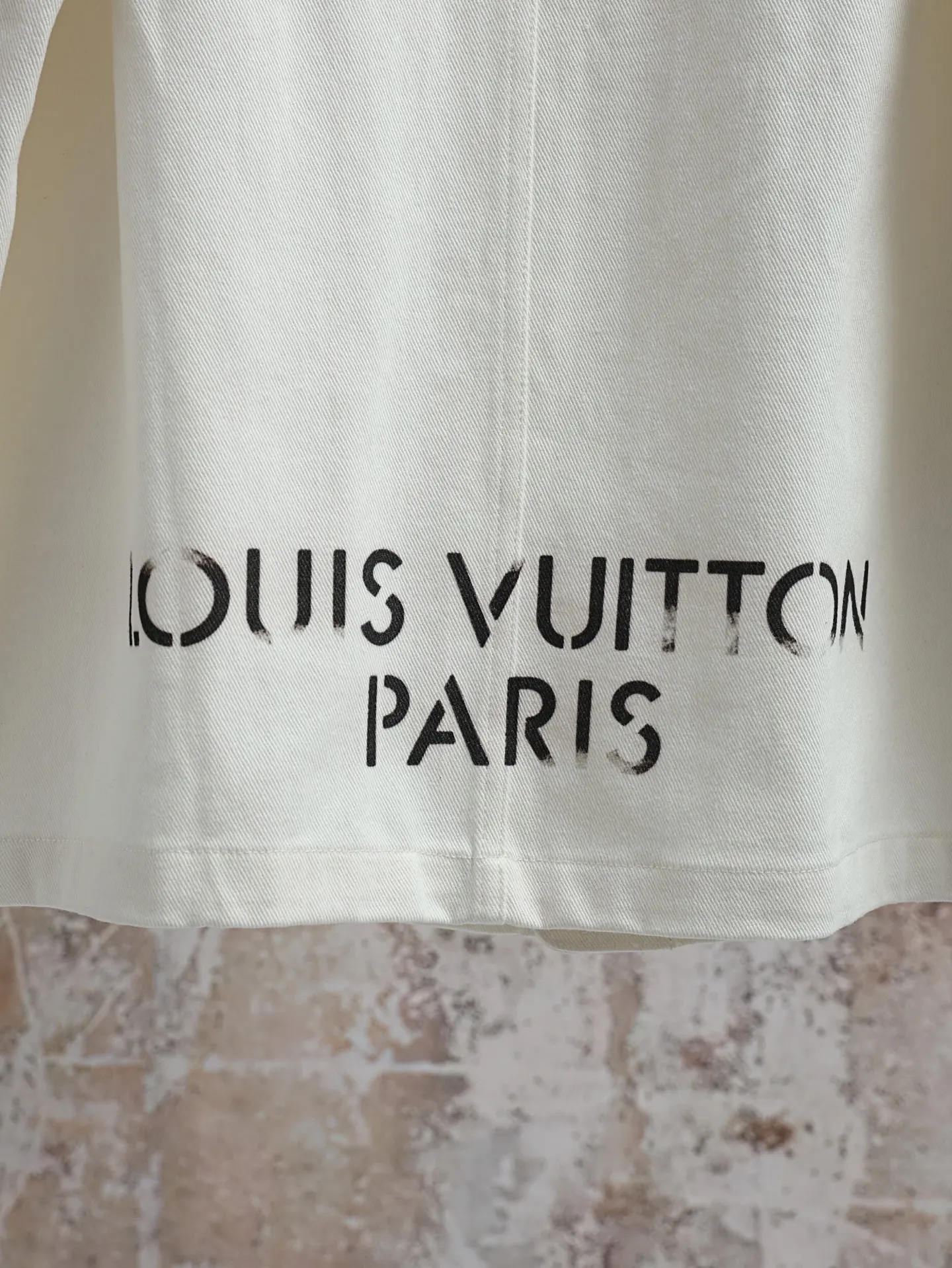 Logo Print Cotton Chore Jacket D25521889 — view 7