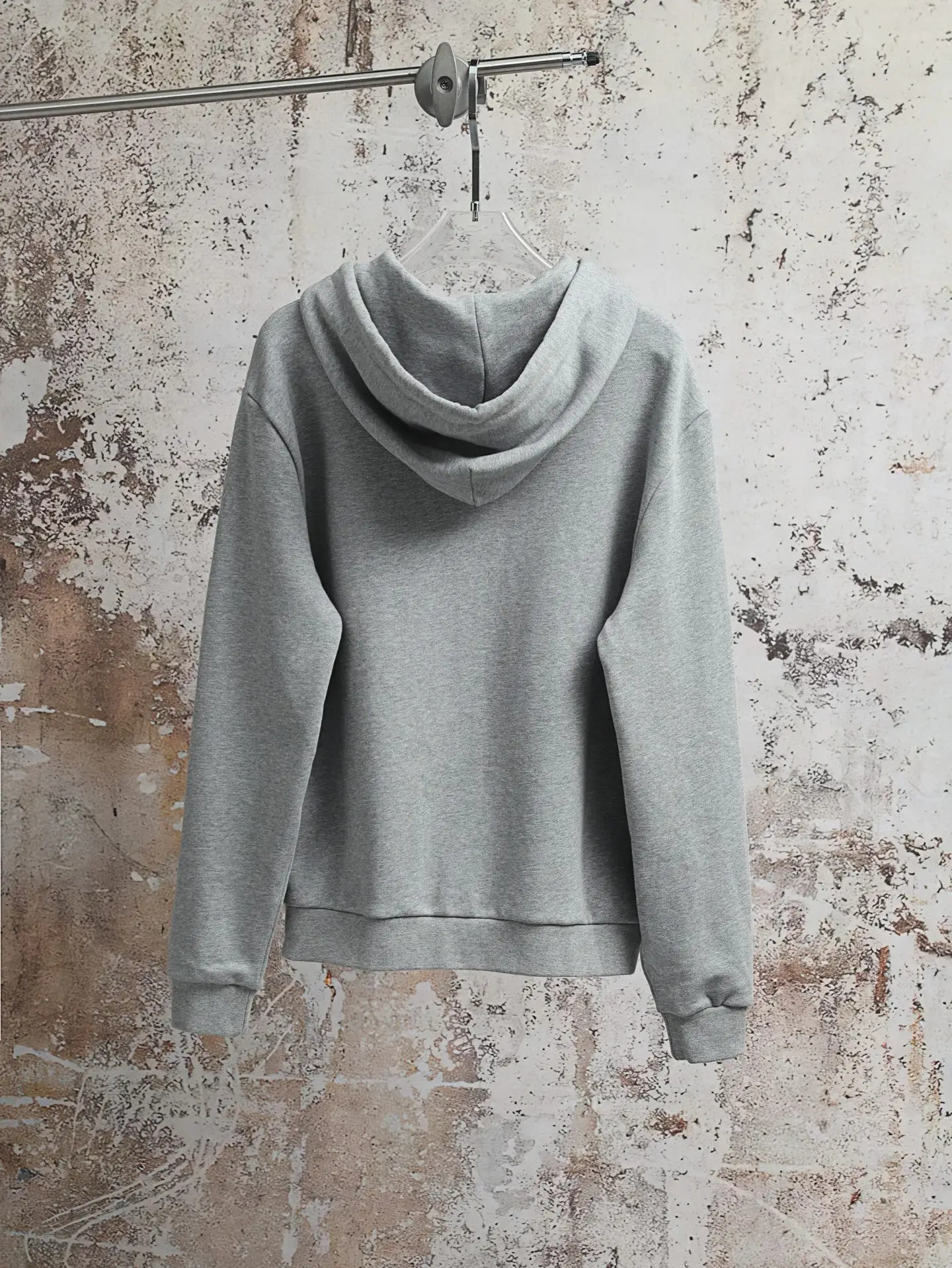 Embroidered Monogram Zip-Up Hoodie D27021919 — view 2