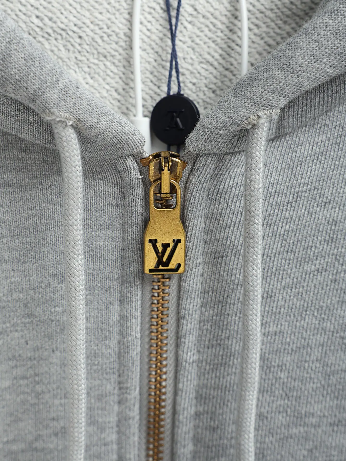 Embroidered Monogram Zip-Up Hoodie D27021919 — view 4