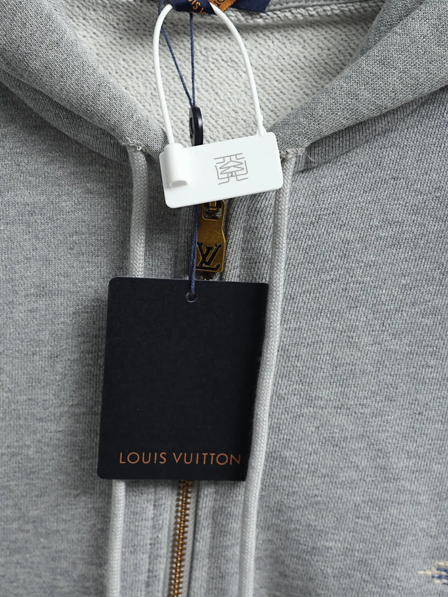 Embroidered Monogram Zip-Up Hoodie D27021919 — view 5