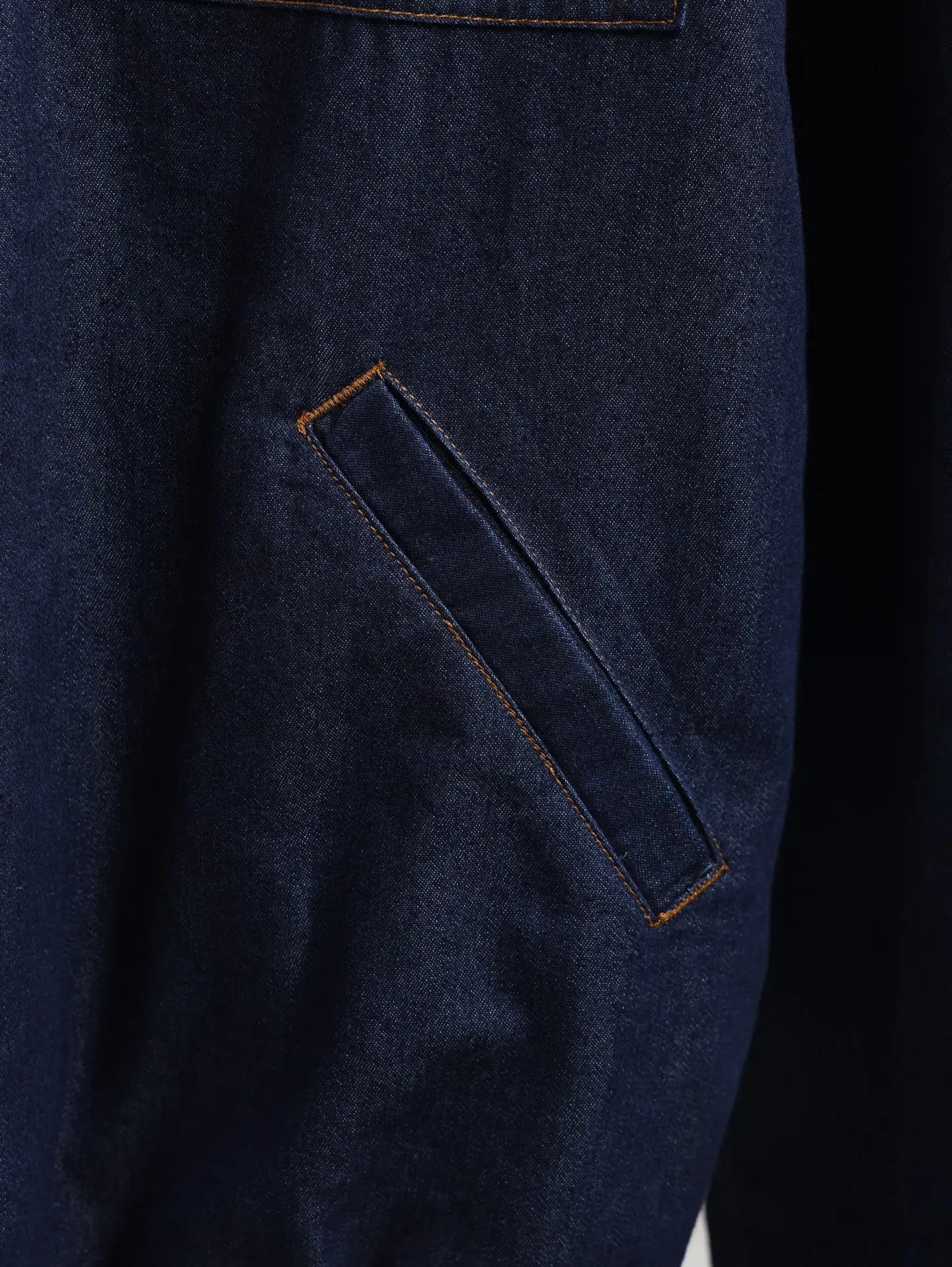 Anagram Embroidered Denim Zip-Up Jacket D28021890 — view 5