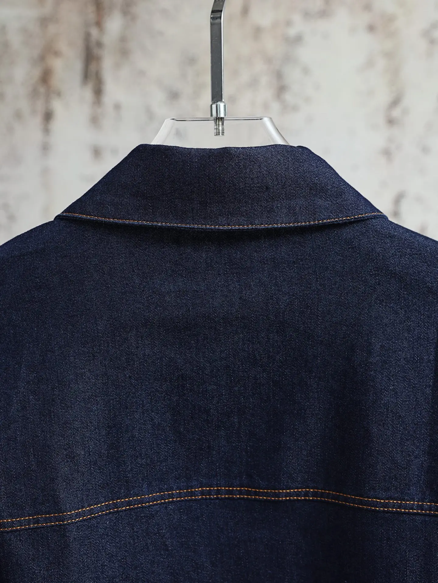 Anagram Embroidered Denim Zip-Up Jacket D28021890 — view 6