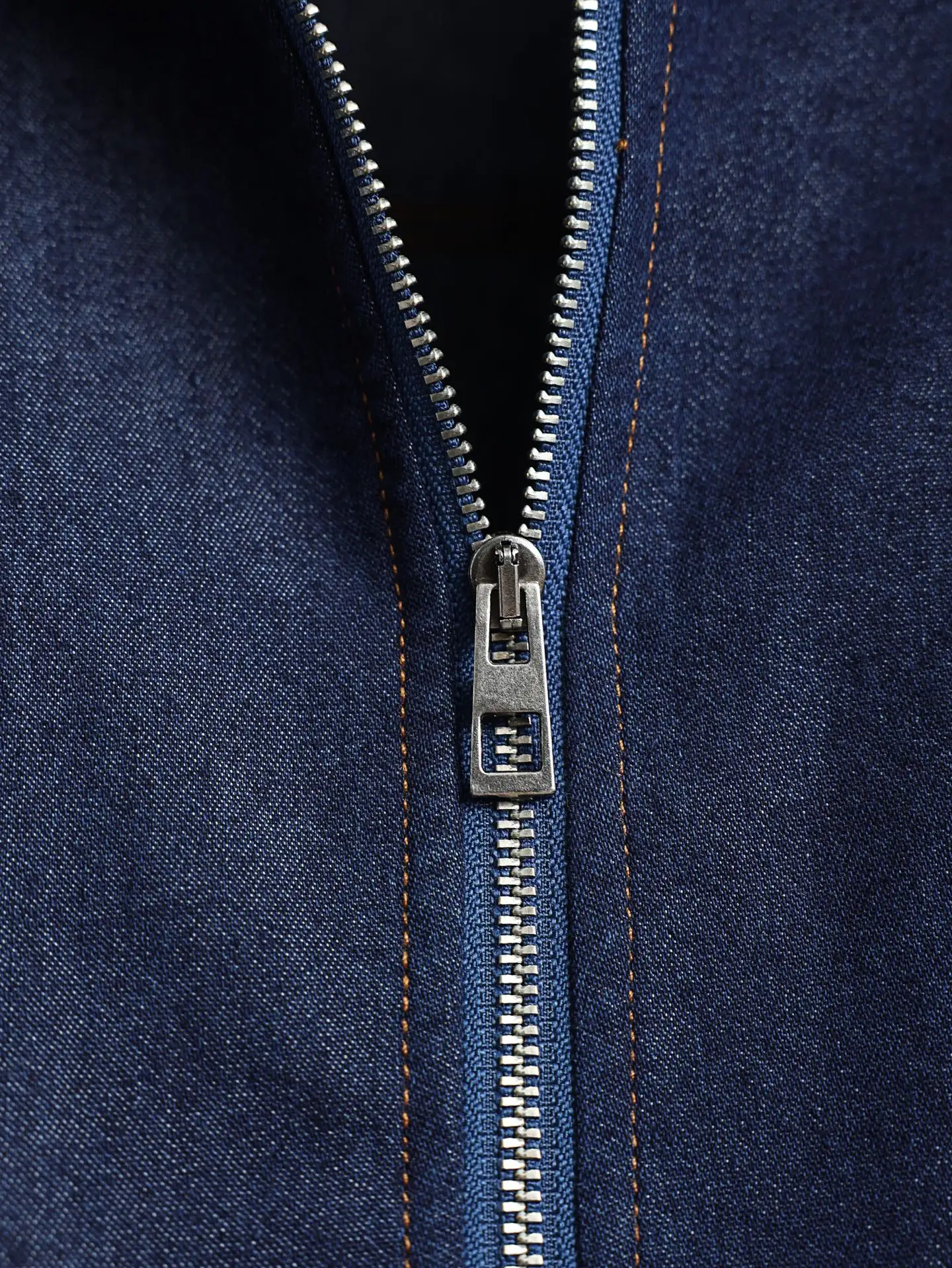 Anagram Embroidered Denim Zip-Up Jacket D28021890 — view 7