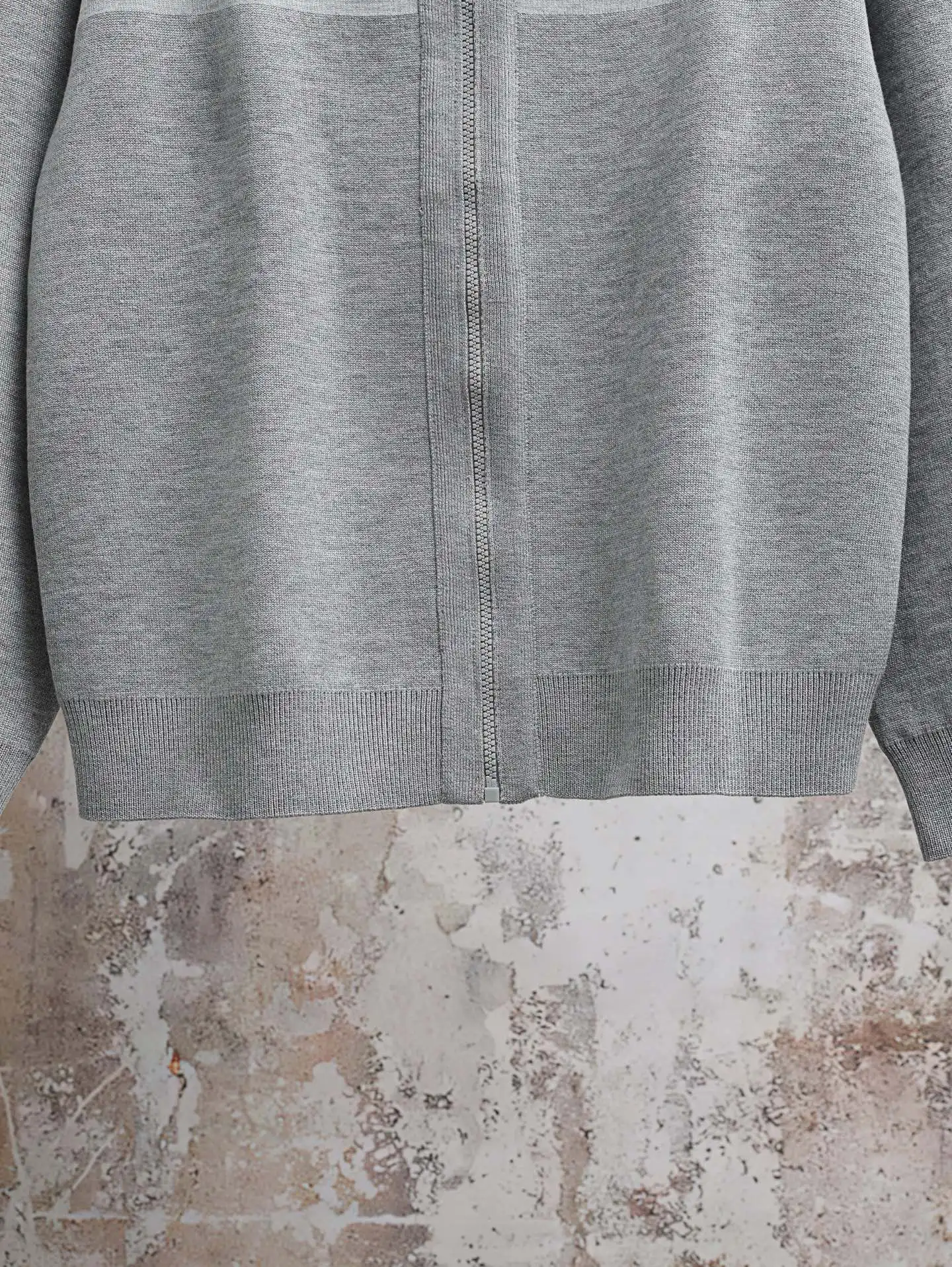 Oblique Reversible Cashmere-Blend Zip Hoodie D31021909 — view 7