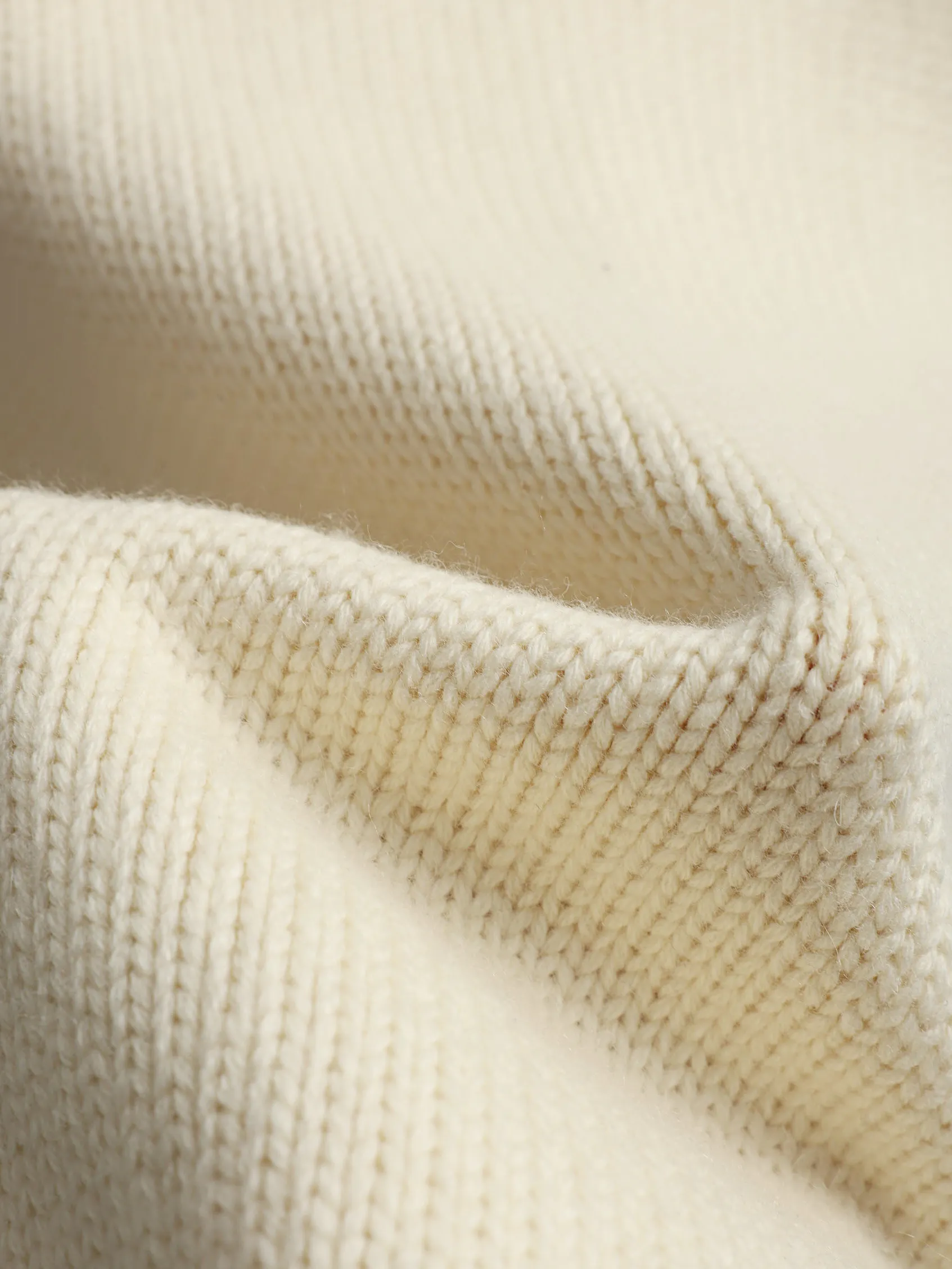 Damier Collar Zip-Up Wool Cardigan D34021886 — view 8