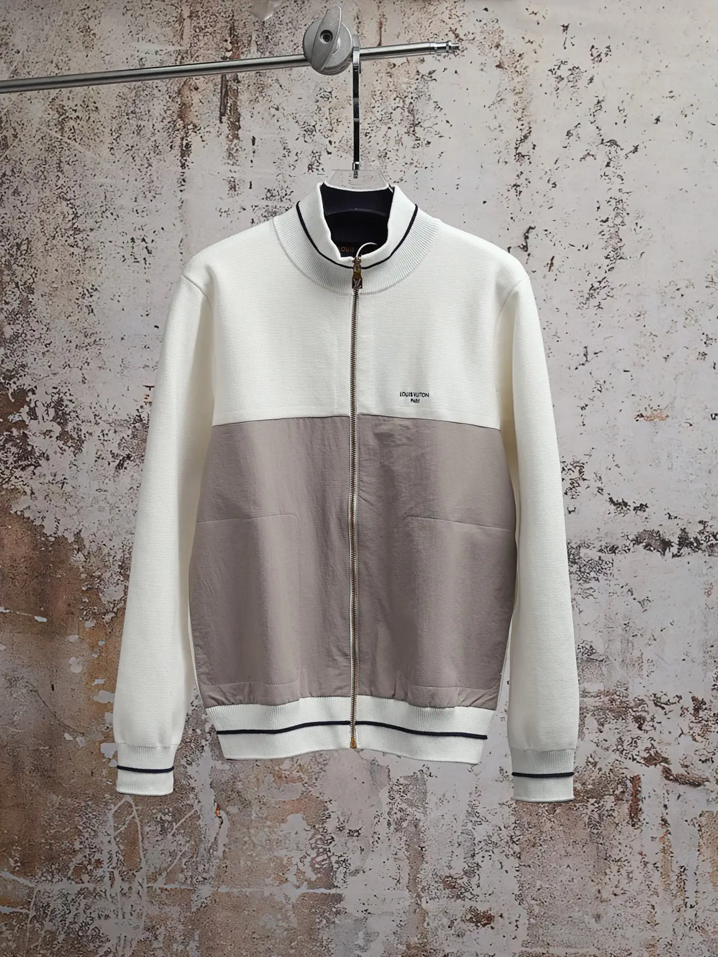 Technical Knit Zip-Up Track Jacket D34021894