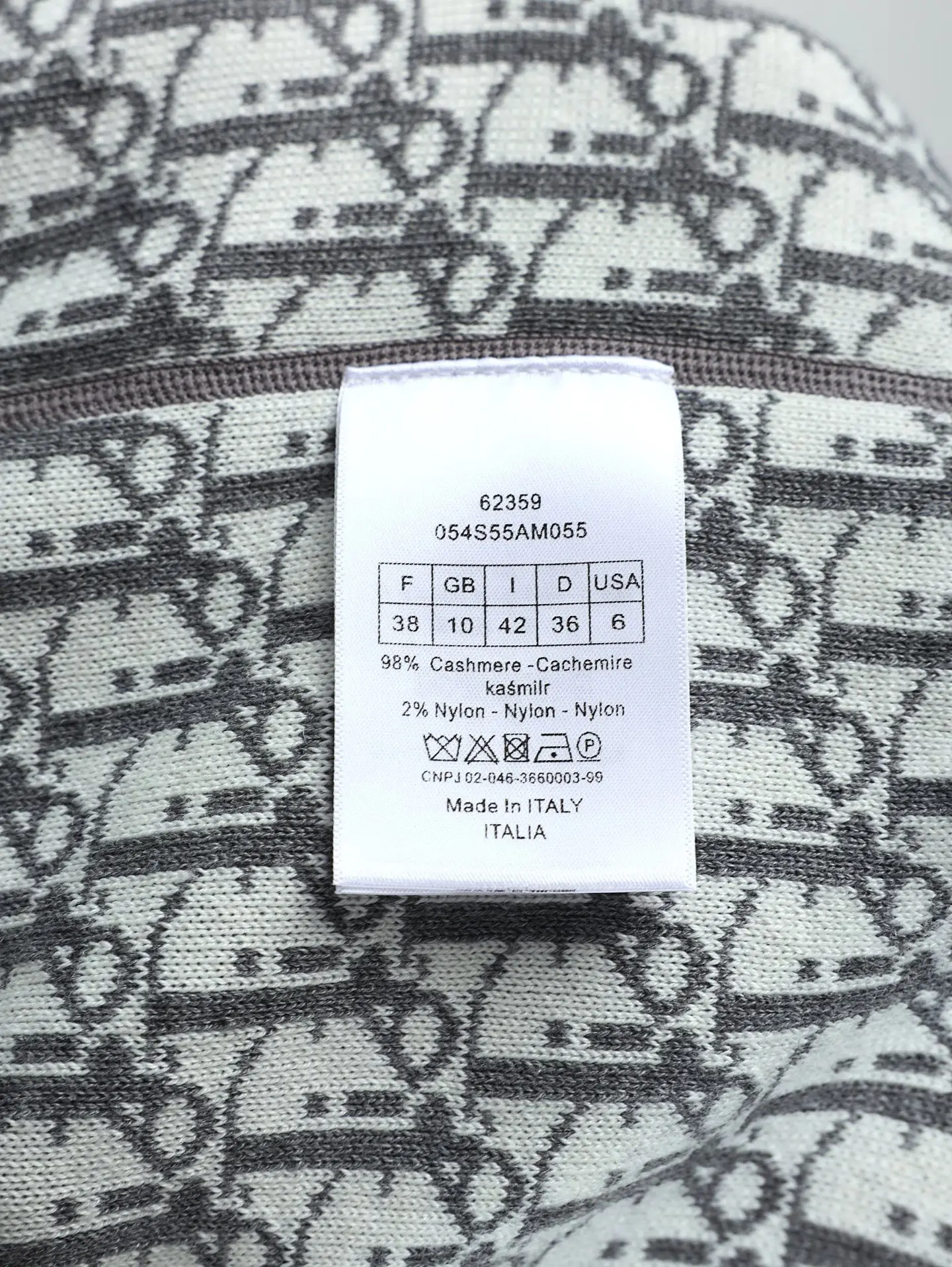 Oblique Lining Zip-Up Hoodie D34521899 — view 10