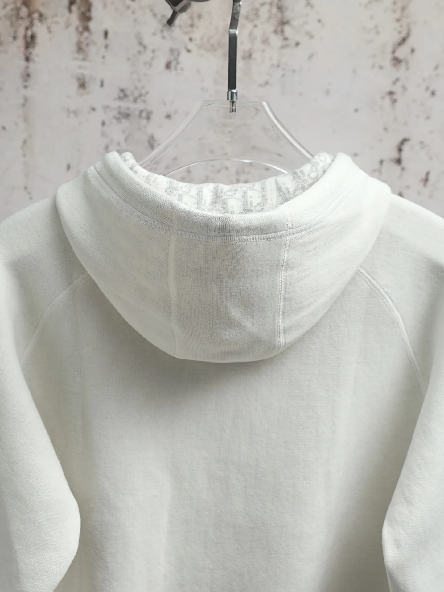 Oblique Lining Zip-Up Hooded Sweatshirt D34521898 — view 9