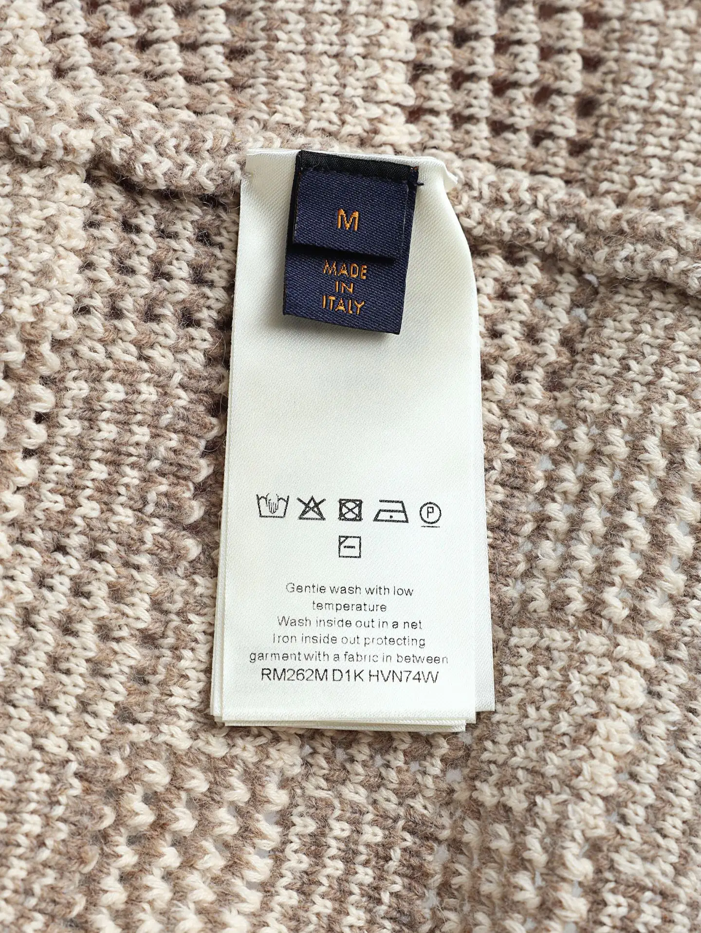 Damier Crochet Knit Cardigan D34521888 — view 9