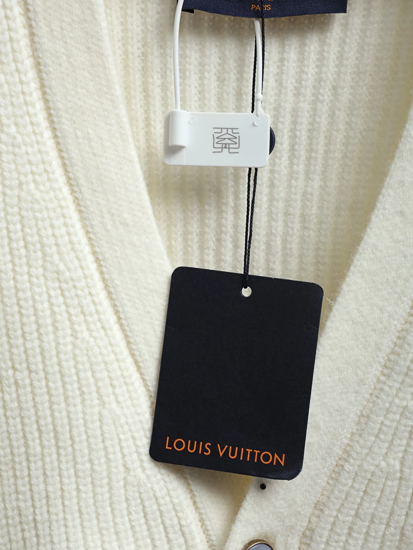 Monogram Intarsia Wool V-Neck Cardigan D35521903 — view 5