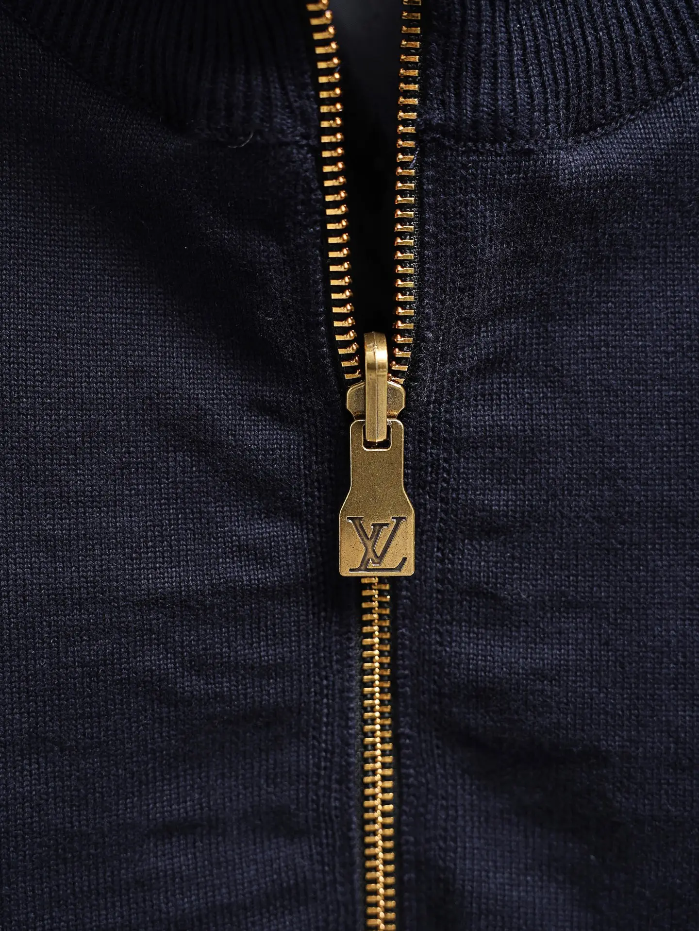 Reversible Monogram Mixed-Media Zip-Up Sweatshirt D38021932 — view 4