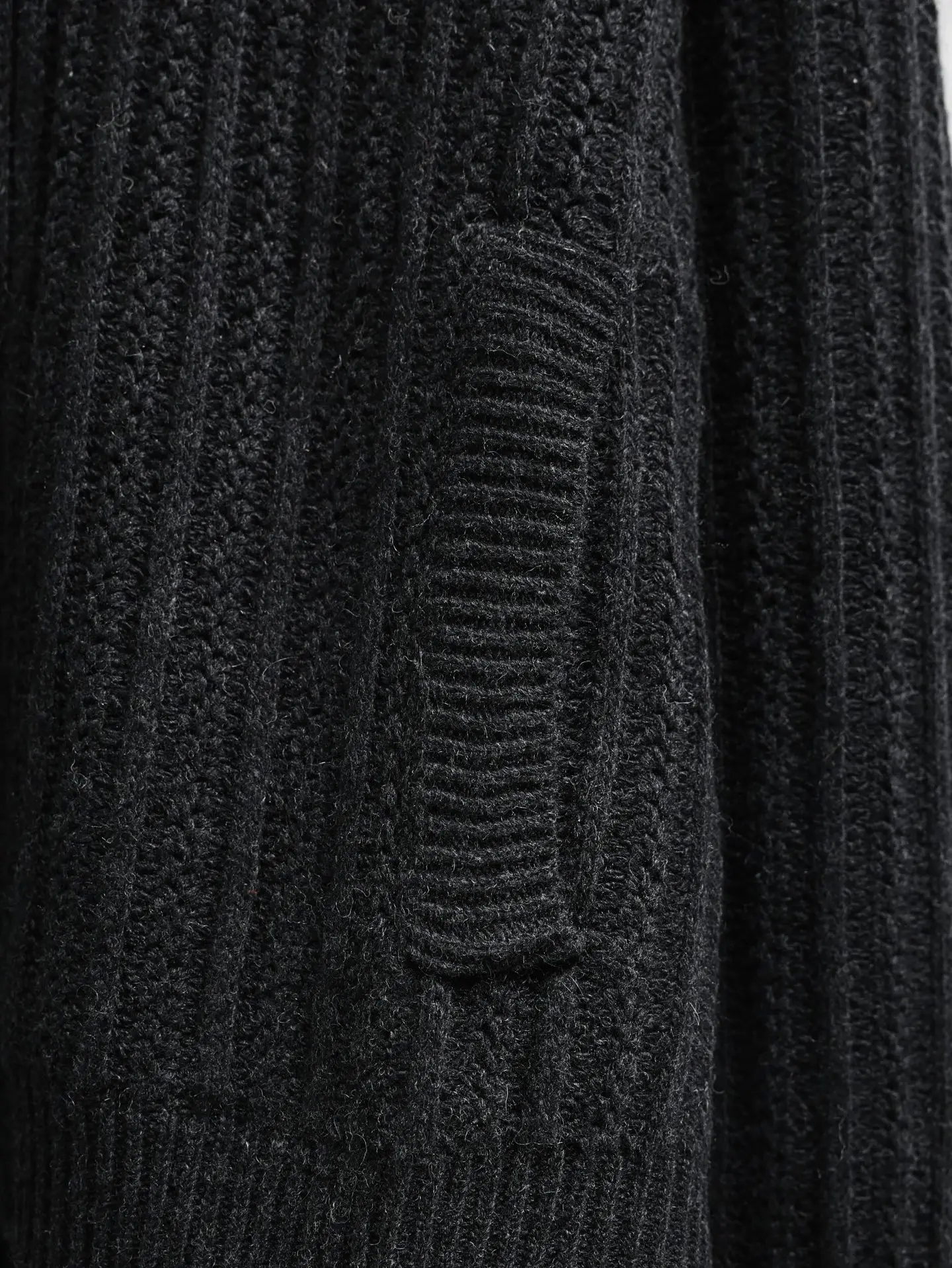 Shearling-Collar Wool and Cashmere Ribbed Blouson D44021904 — view 6