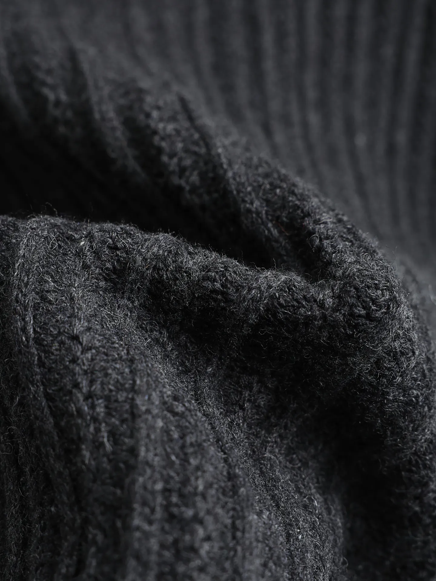 Shearling-Collar Wool and Cashmere Ribbed Blouson D44021904 — view 7