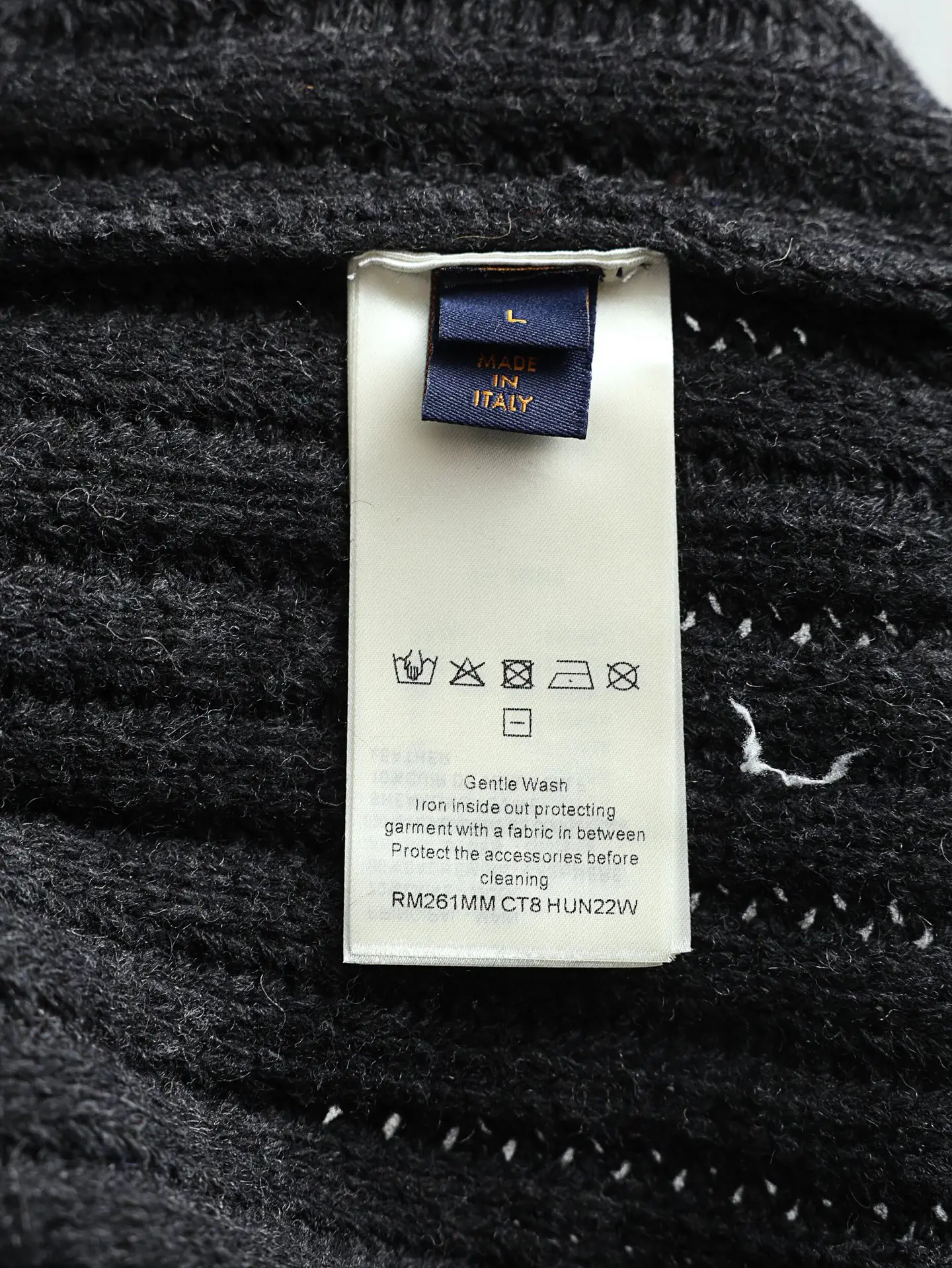 Shearling-Collar Wool and Cashmere Ribbed Blouson D44021904 — view 9