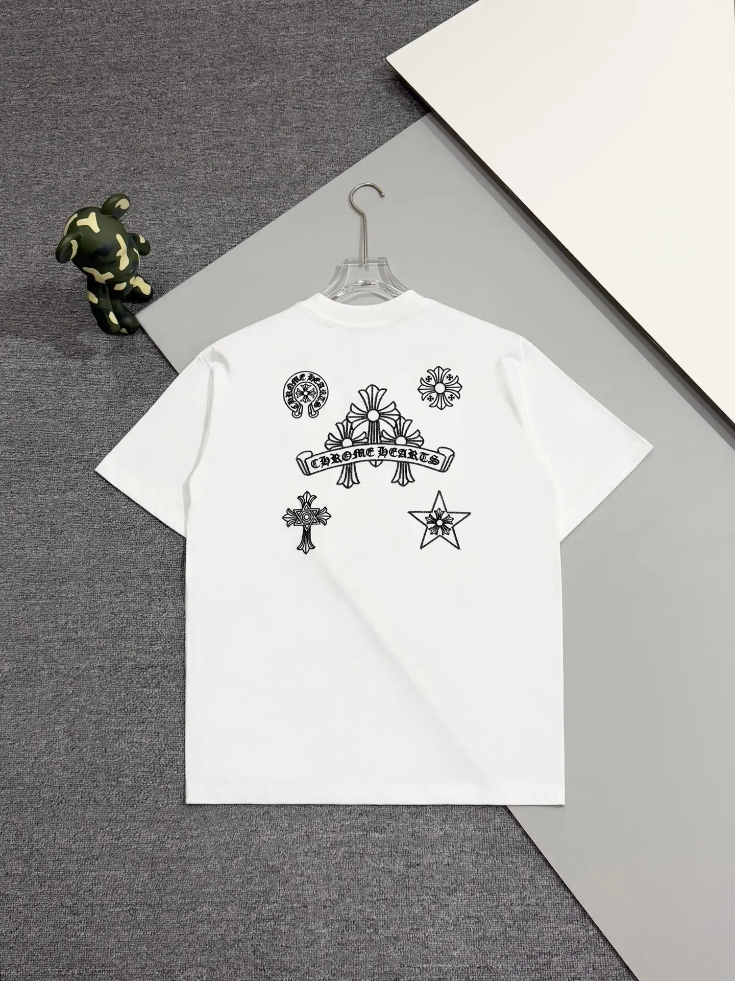 Embroidered Logo Cotton T-Shirt D13513670 — view 2