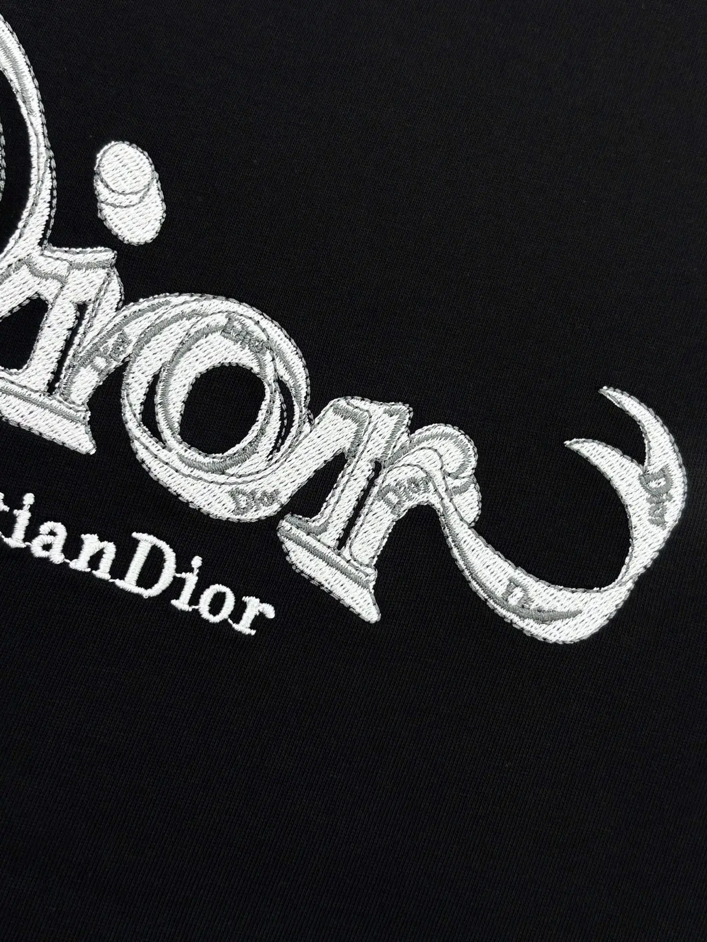 Embroidered Logo Cotton Jersey T-Shirt D13513797 — view 5