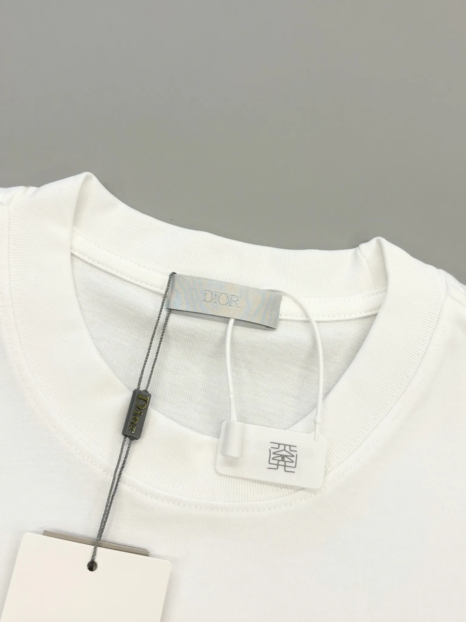 Embroidered Logo Cotton T-Shirt D13513796 — view 3