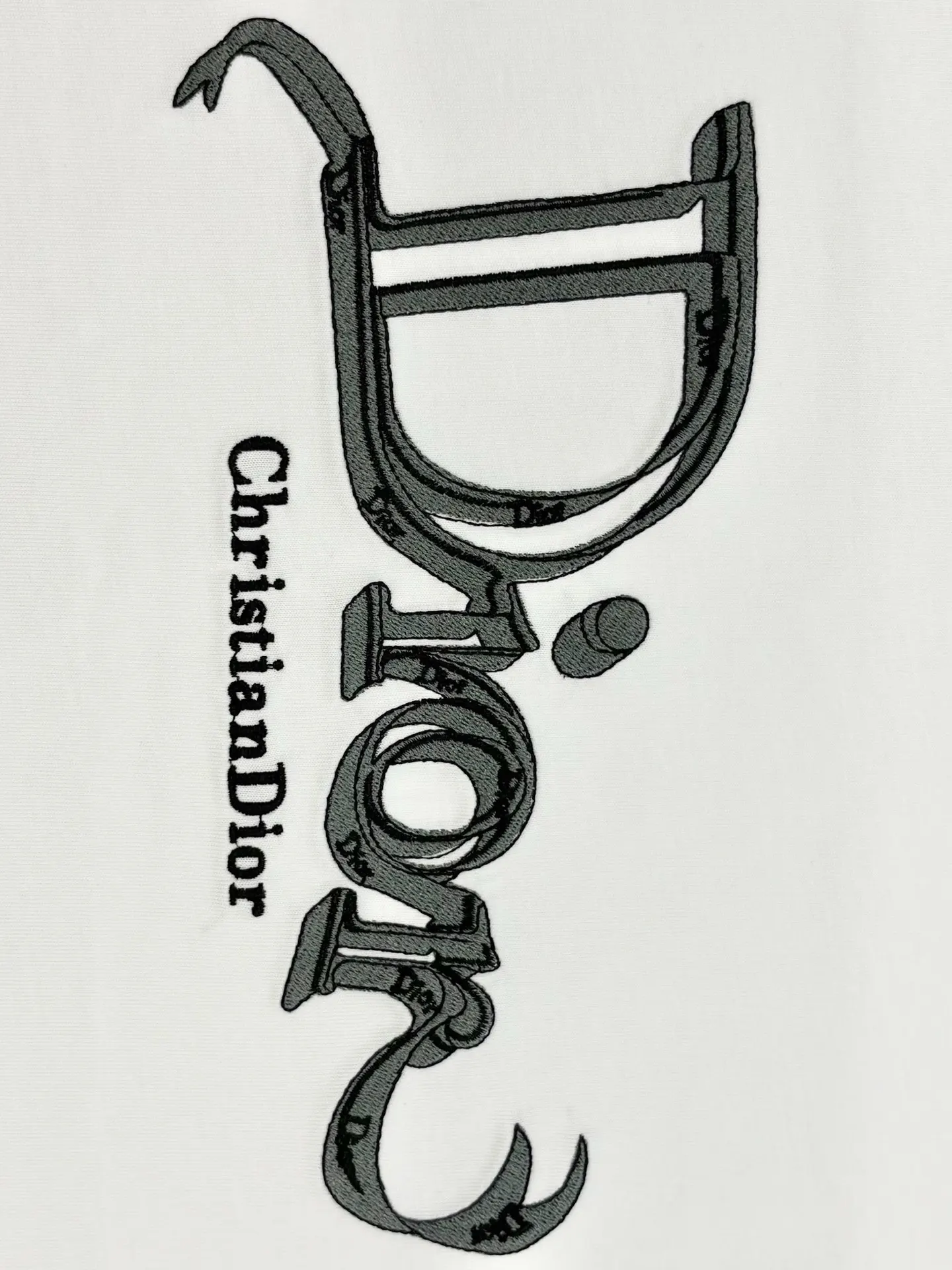 Embroidered Logo Cotton T-Shirt D13513796 — view 4