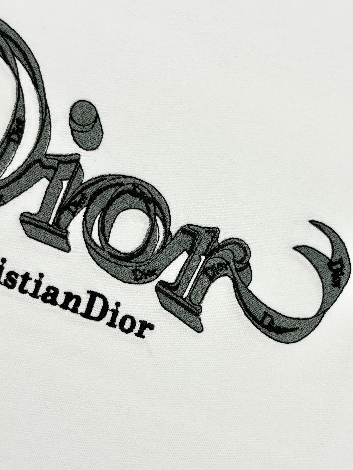 Embroidered Logo Cotton T-Shirt D13513796 — view 5