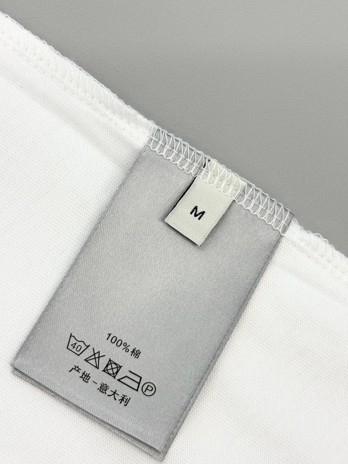 Embroidered Logo Cotton T-Shirt D13513796 — view 9