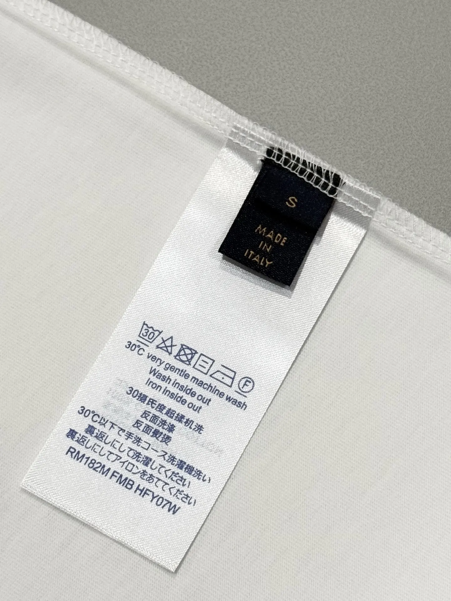 Embroidered Logo Cotton T-Shirt D13513481 — view 6