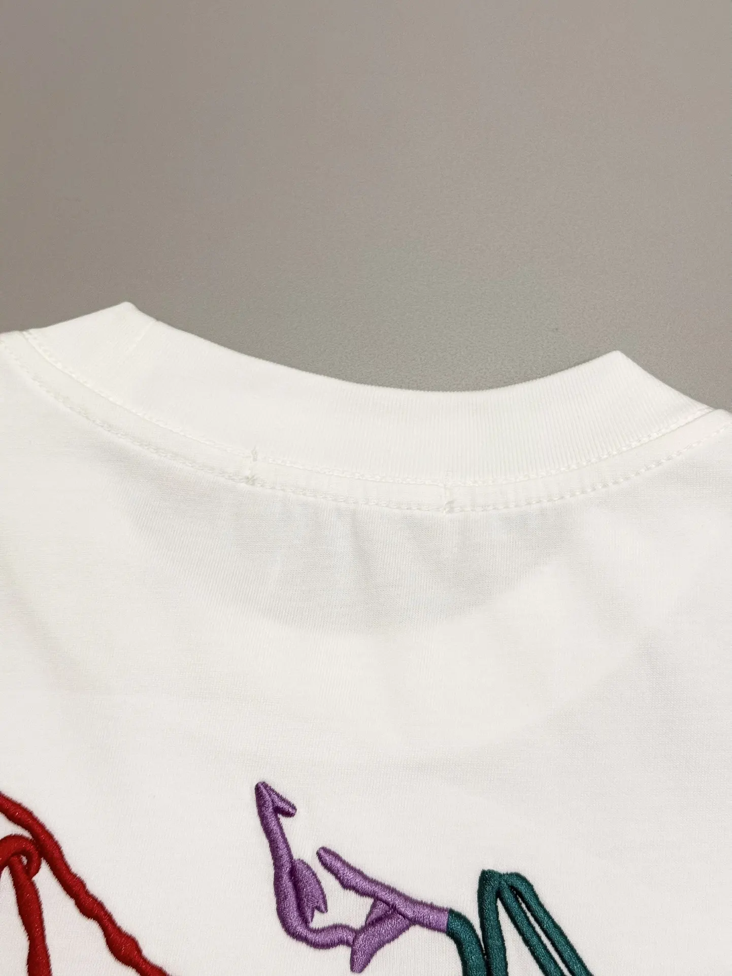Embroidered Logo Cotton T-Shirt D13513676 — view 6
