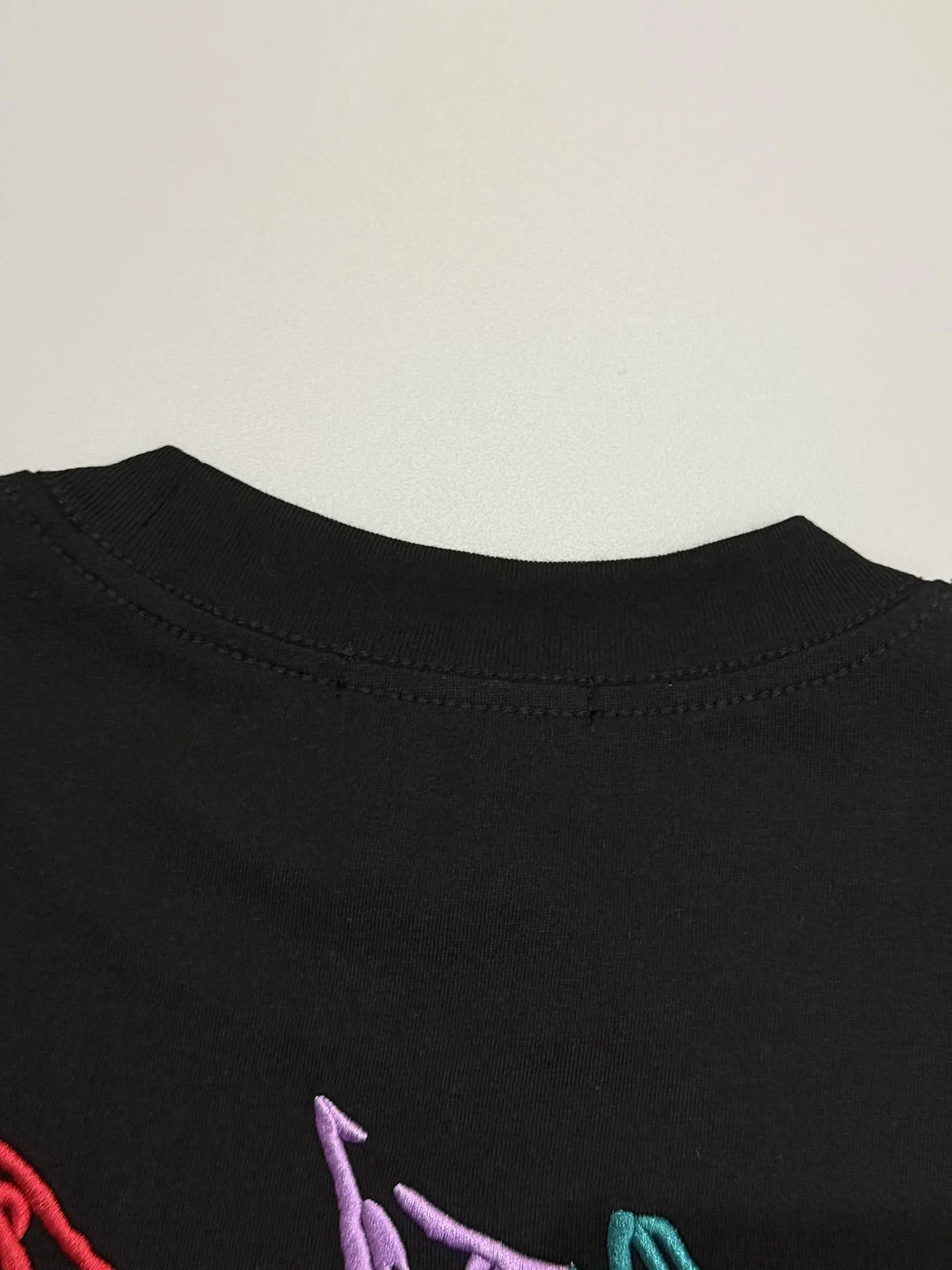 Embroidered Logo Cotton T-Shirt D13513677 — view 7