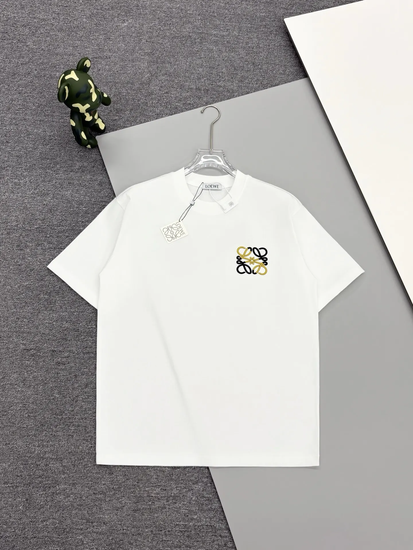 Anagram Embroidered Cotton-Jersey T-Shirt D13513513