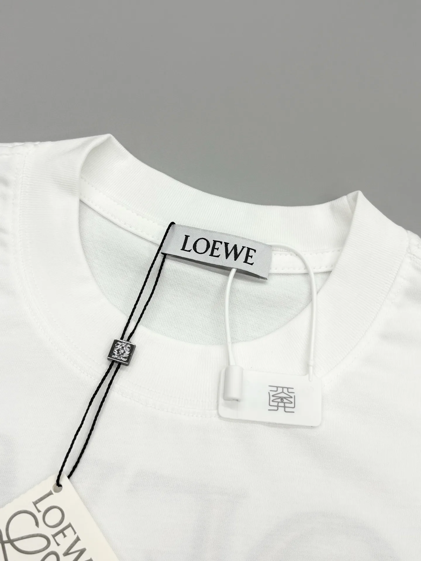 Anagram Embroidered Cotton-Jersey T-Shirt D13513513 — view 3
