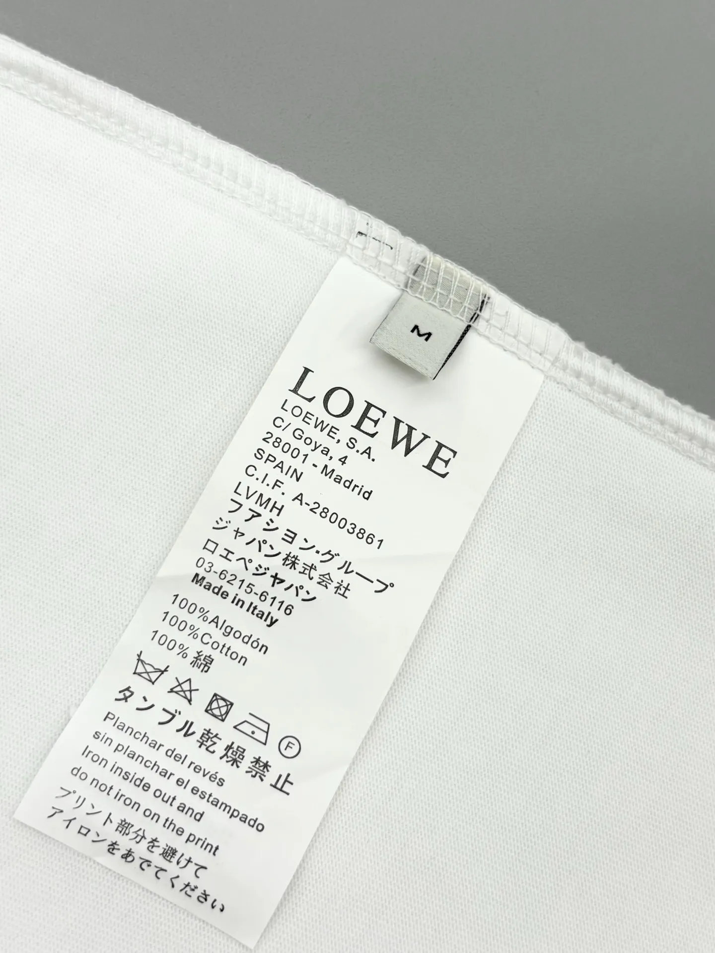 Anagram Embroidered Cotton-Jersey T-Shirt D13513513 — view 9