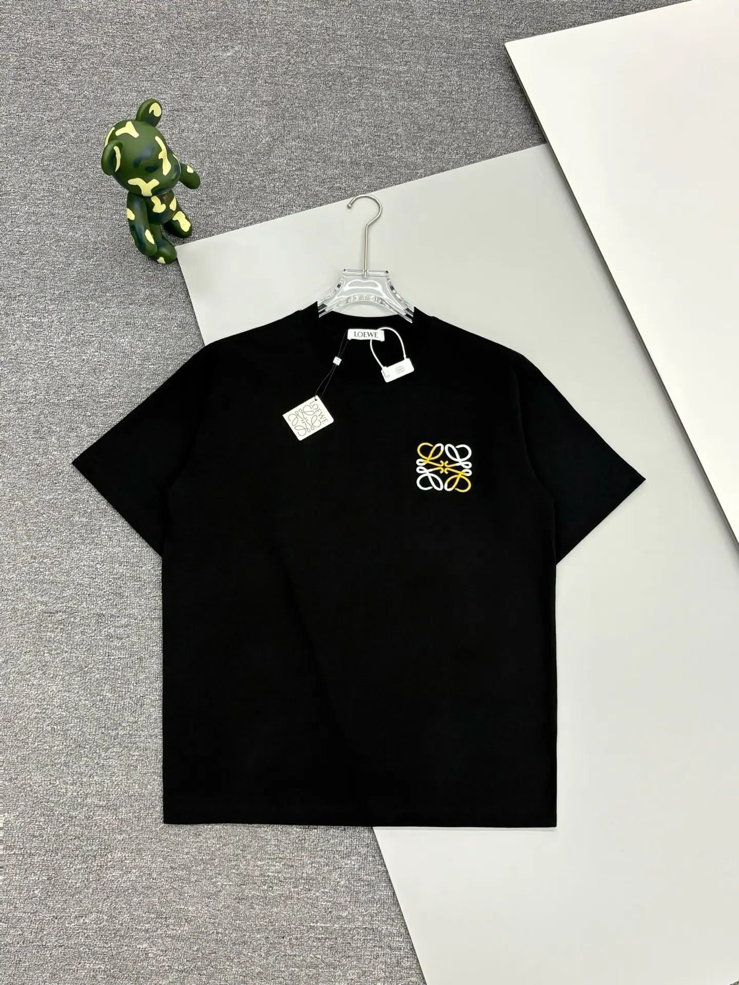 Anagram Embroidered Cotton-Jersey T-Shirt D13513514