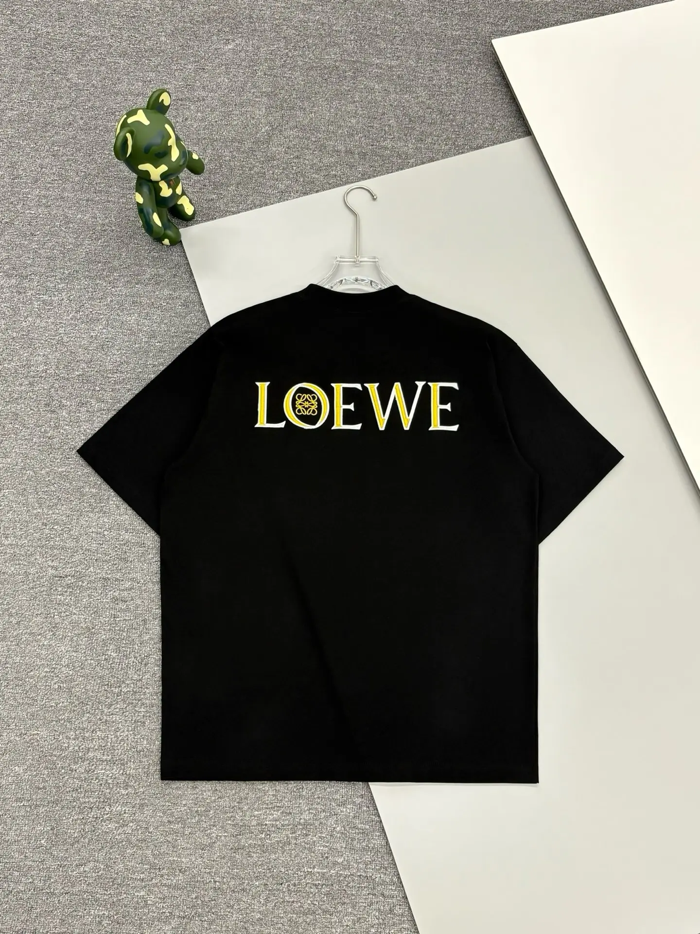 Anagram Embroidered Cotton-Jersey T-Shirt D13513514 — view 2