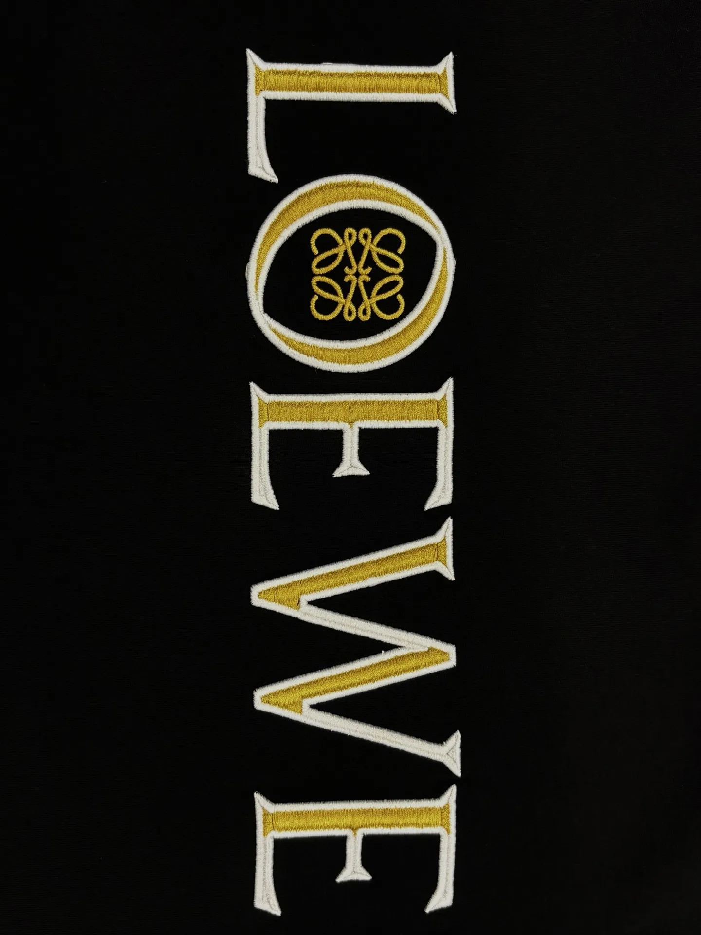 Anagram Embroidered Cotton-Jersey T-Shirt D13513514 — view 6
