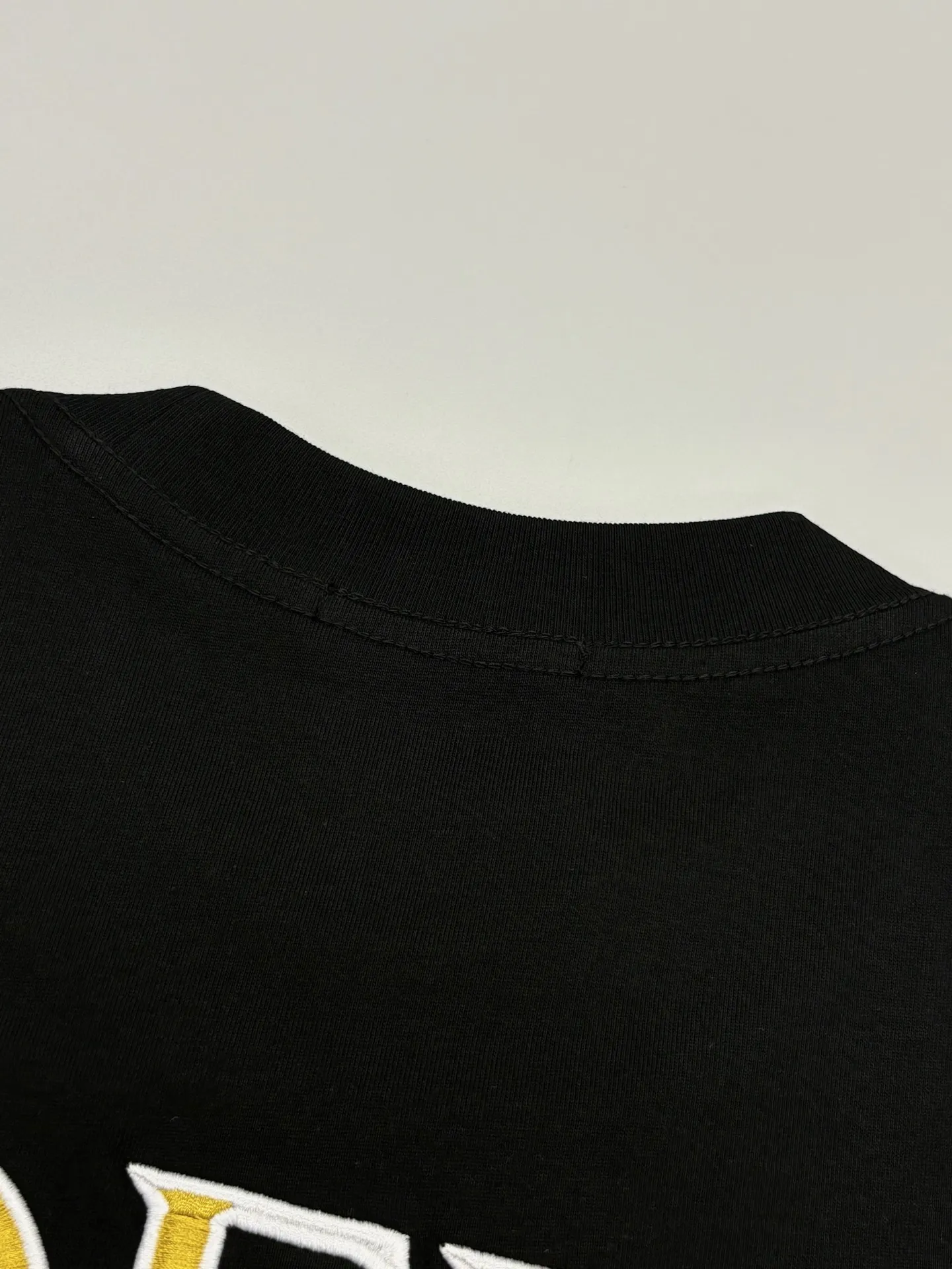 Anagram Embroidered Cotton-Jersey T-Shirt D13513514 — view 7