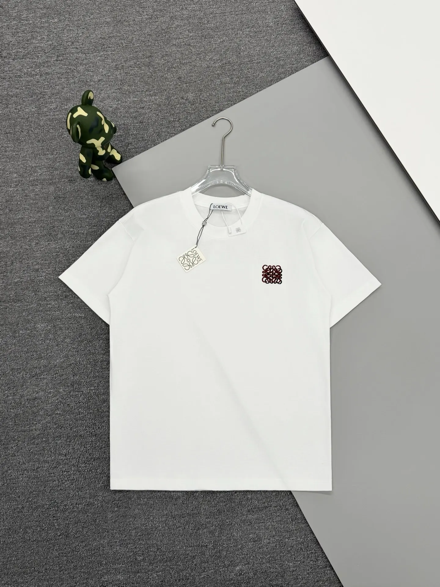 Anagram Embroidered Cotton-Jersey T-Shirt D13513782
