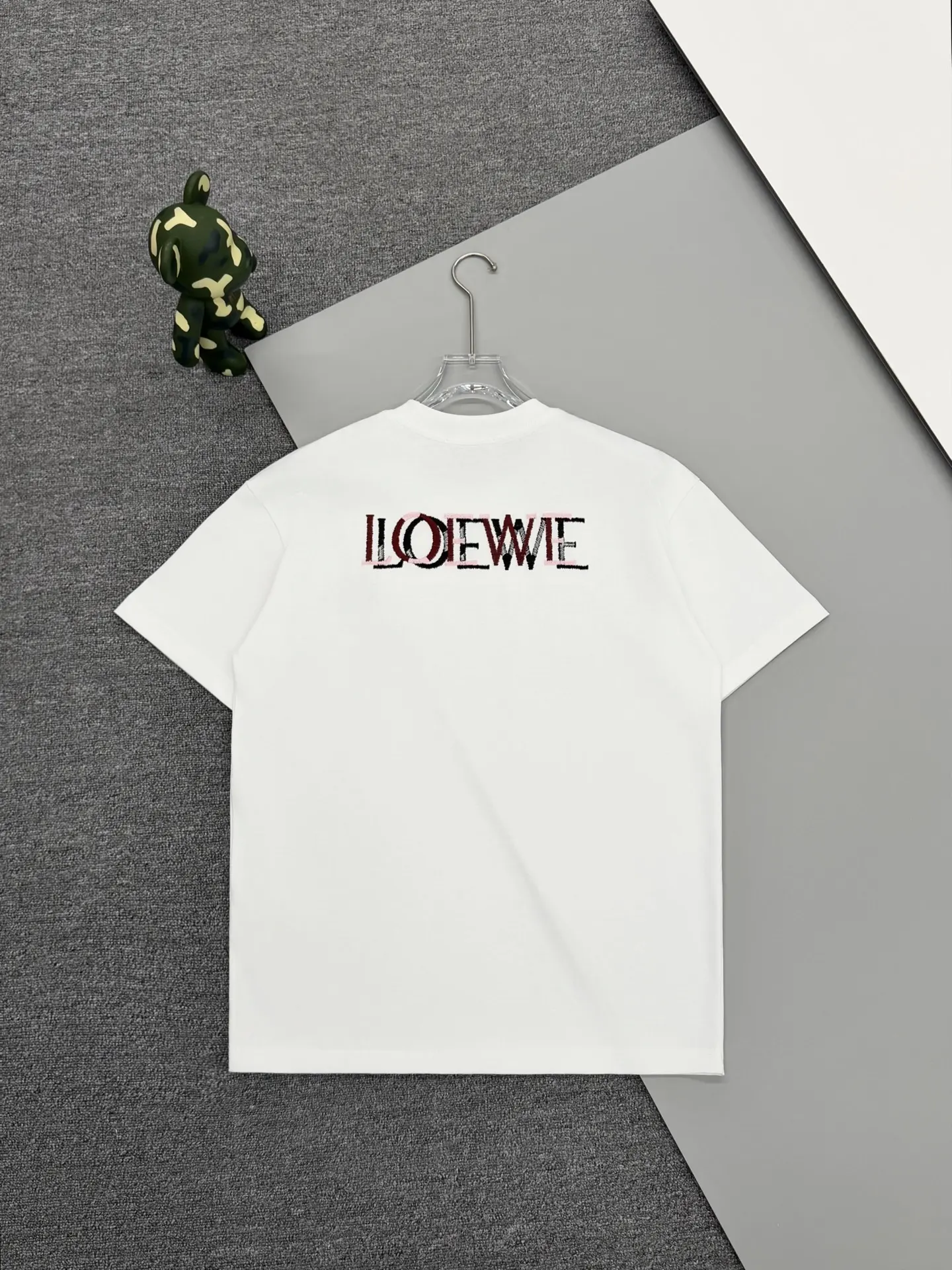 Anagram Embroidered Cotton-Jersey T-Shirt D13513782 — view 2