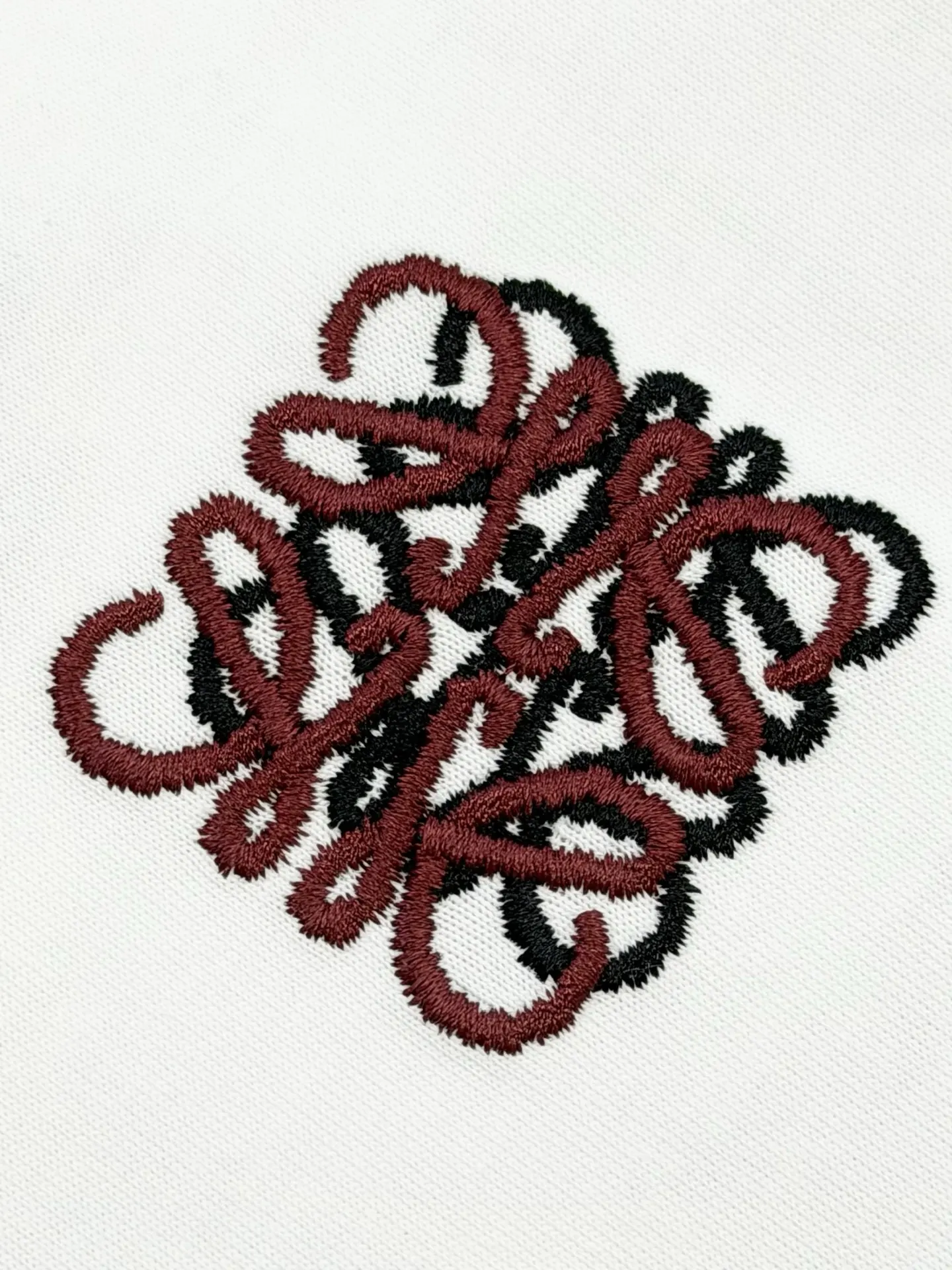 Anagram Embroidered Cotton-Jersey T-Shirt D13513782 — view 5