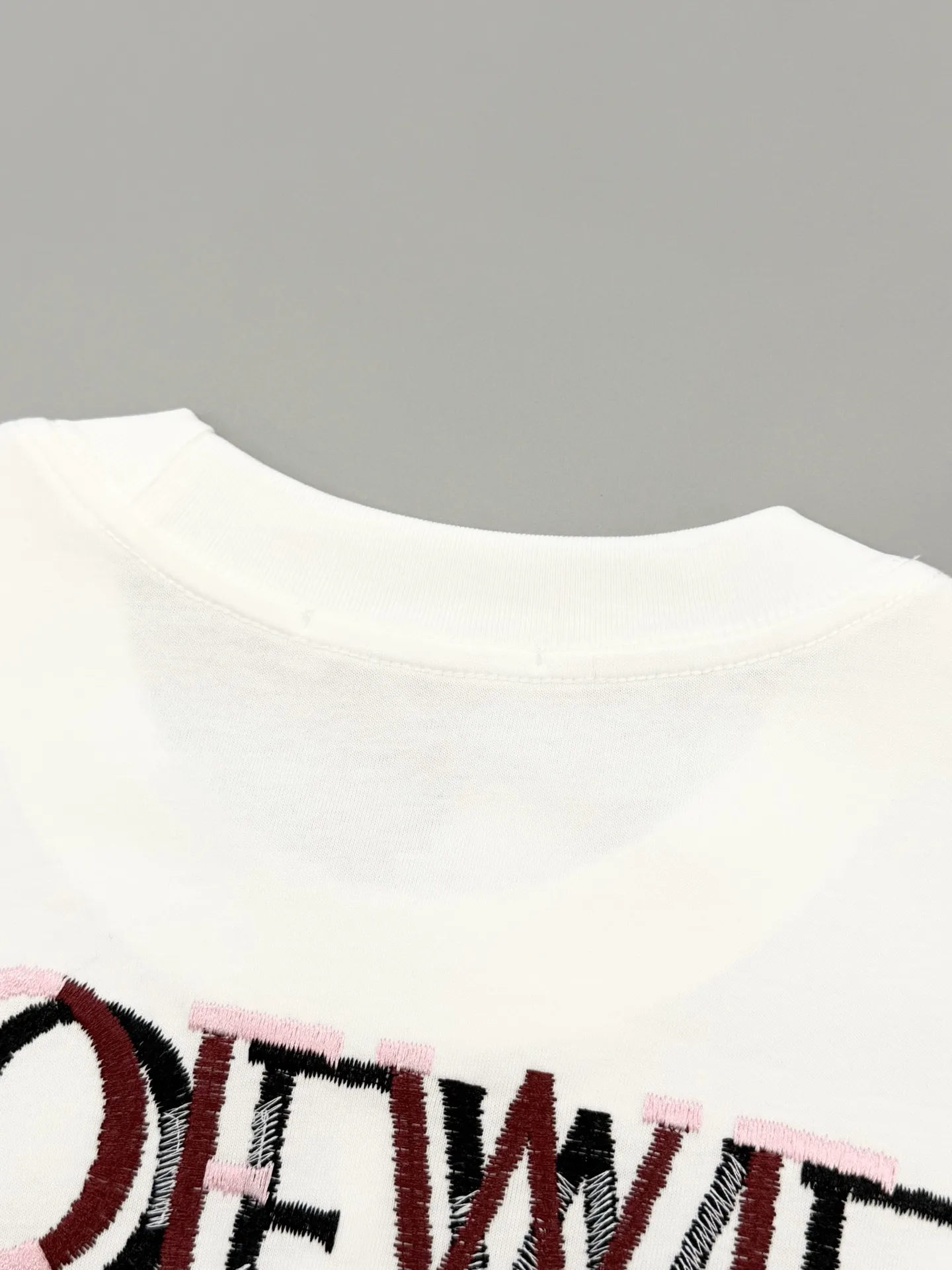 Anagram Embroidered Cotton-Jersey T-Shirt D13513782 — view 6