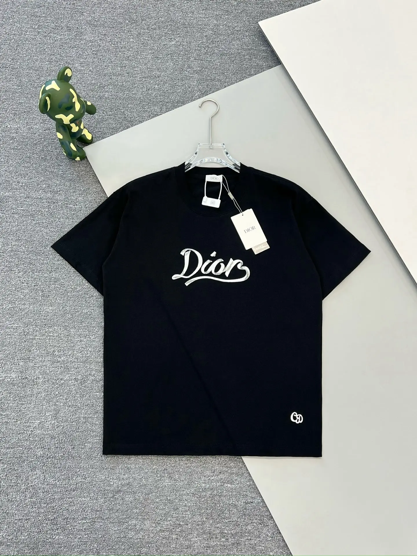 Embroidered Logo Cotton T-Shirt D13513755