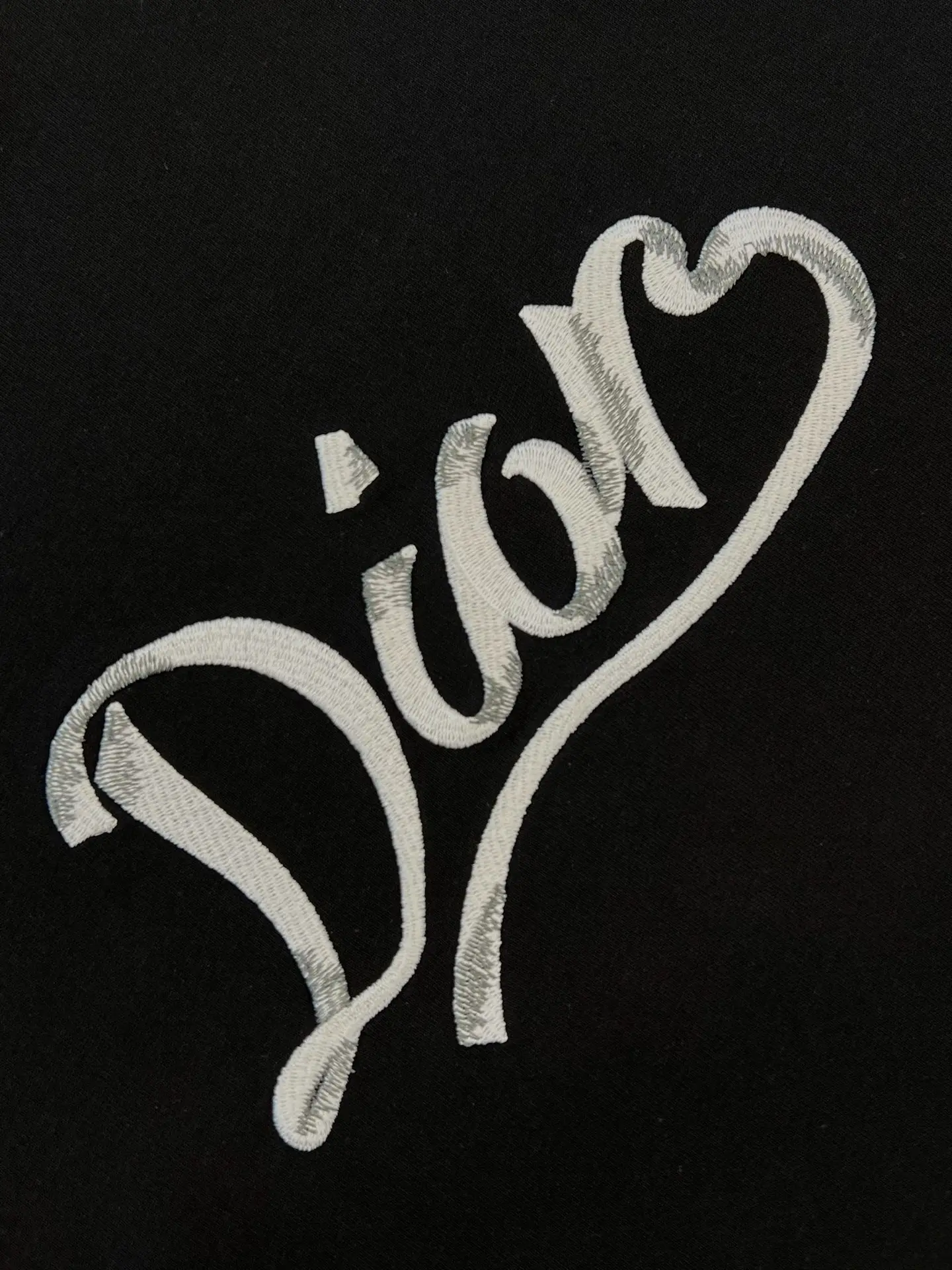 Embroidered Logo Cotton T-Shirt D13513755 — view 5