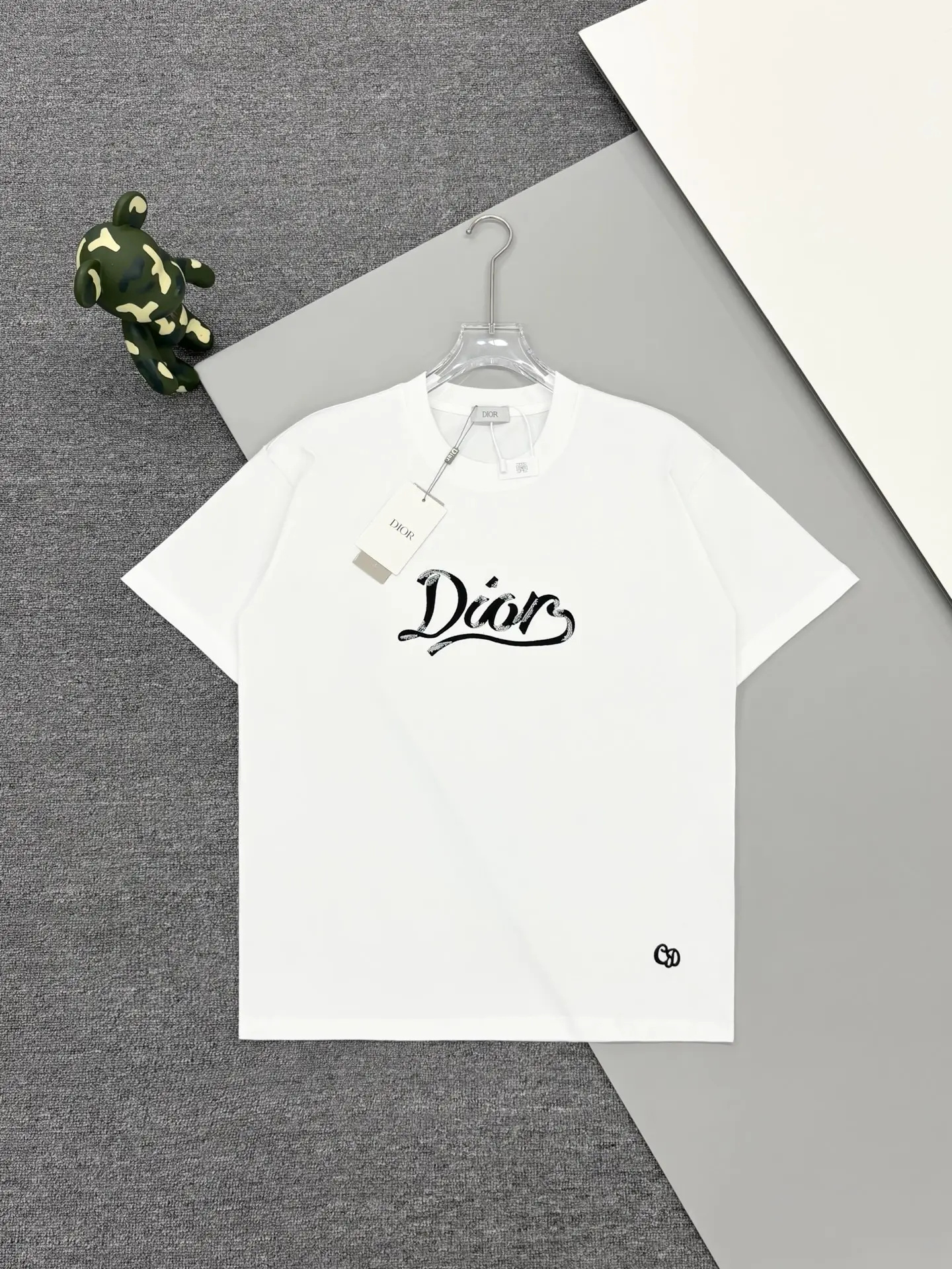 Embroidered Logo Cotton T-Shirt D13513754