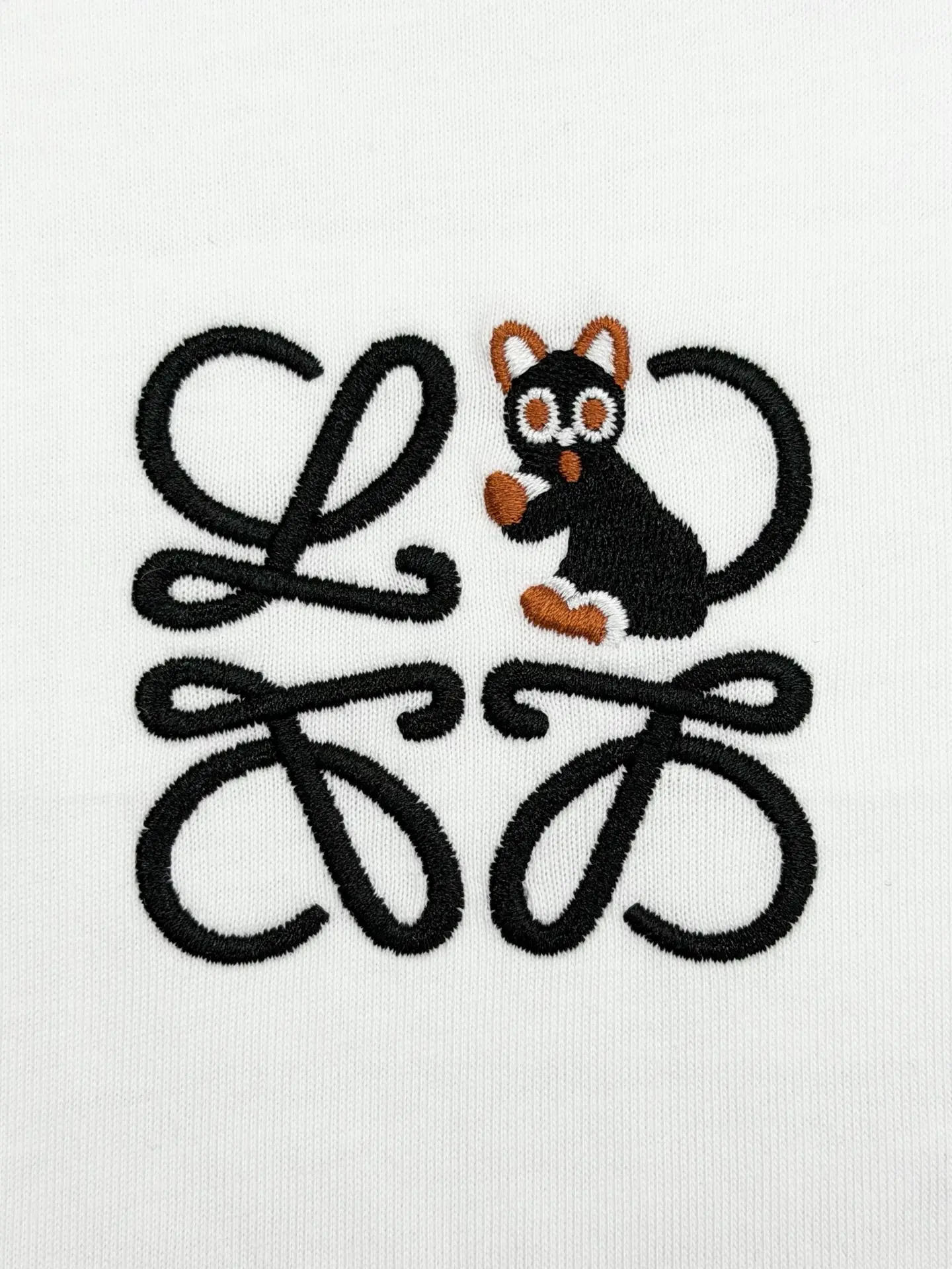 Anagram Embroidered Cotton T-Shirt D13513640 — view 4