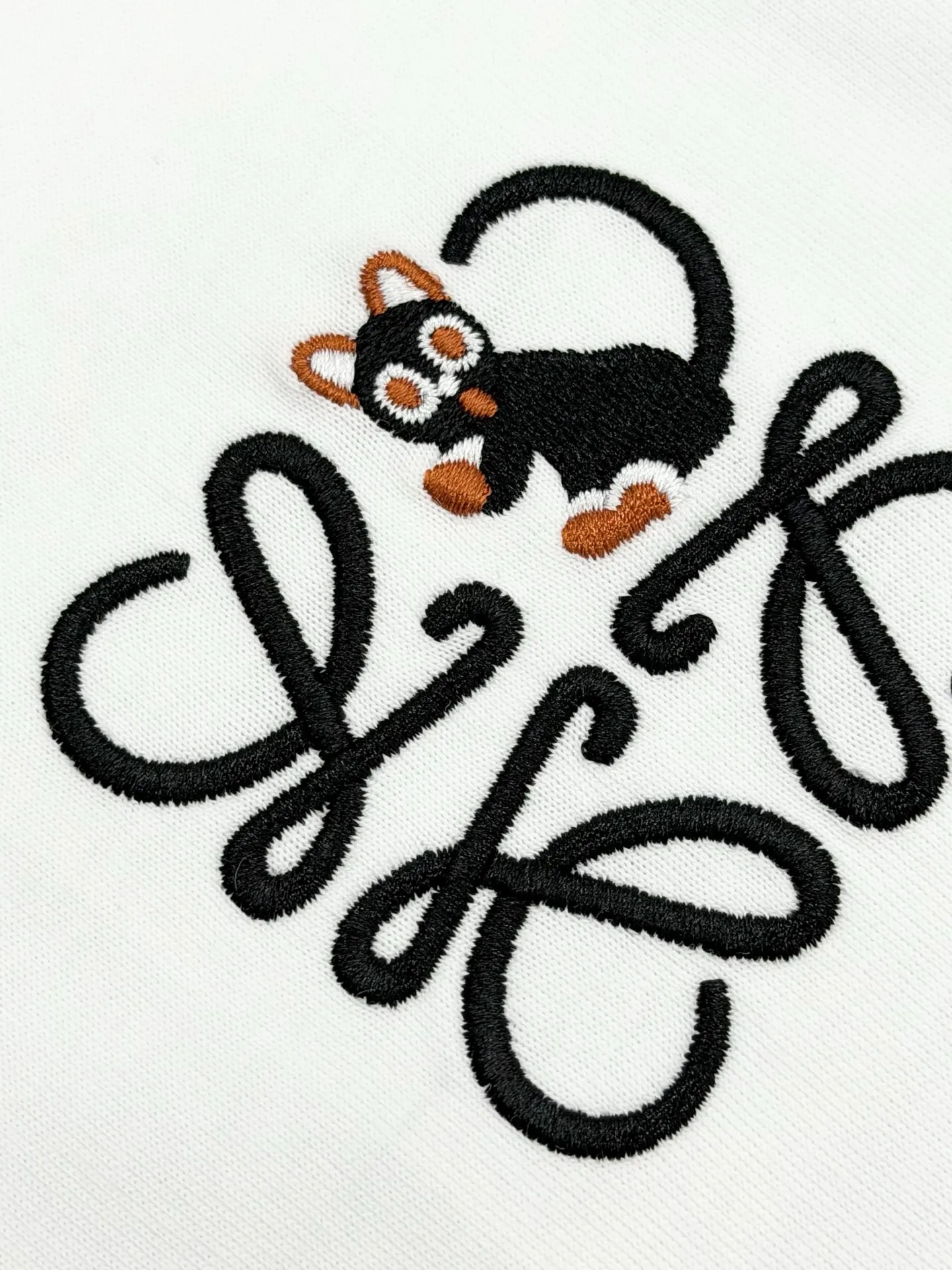 Anagram Embroidered Cotton T-Shirt D13513640 — view 5
