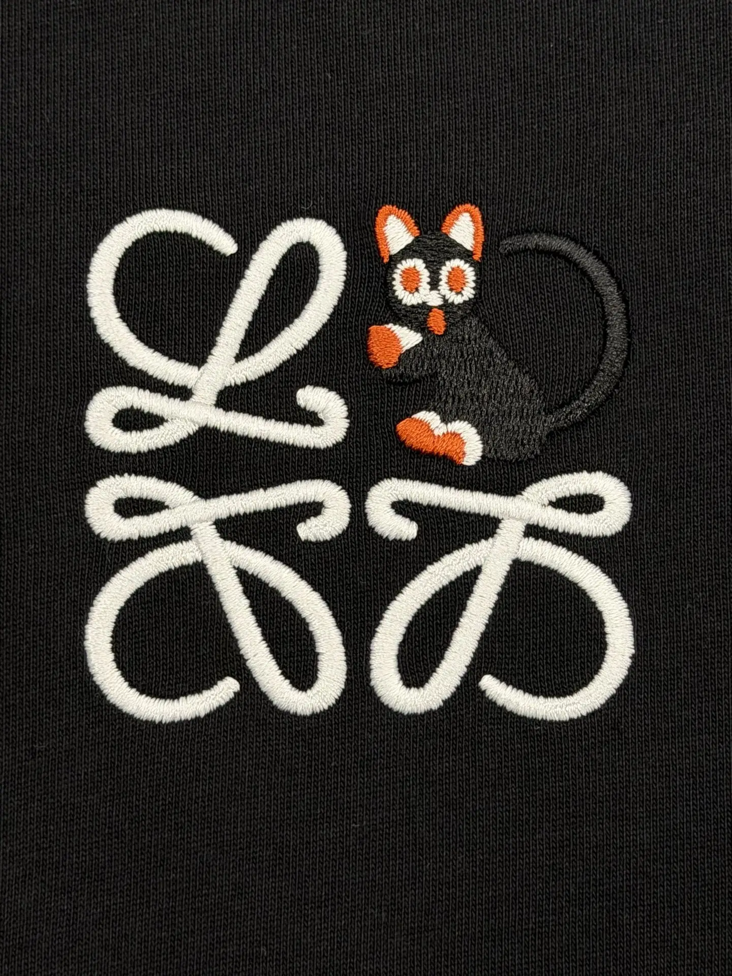 Anagram Embroidered Cotton T-Shirt D13513641 — view 4