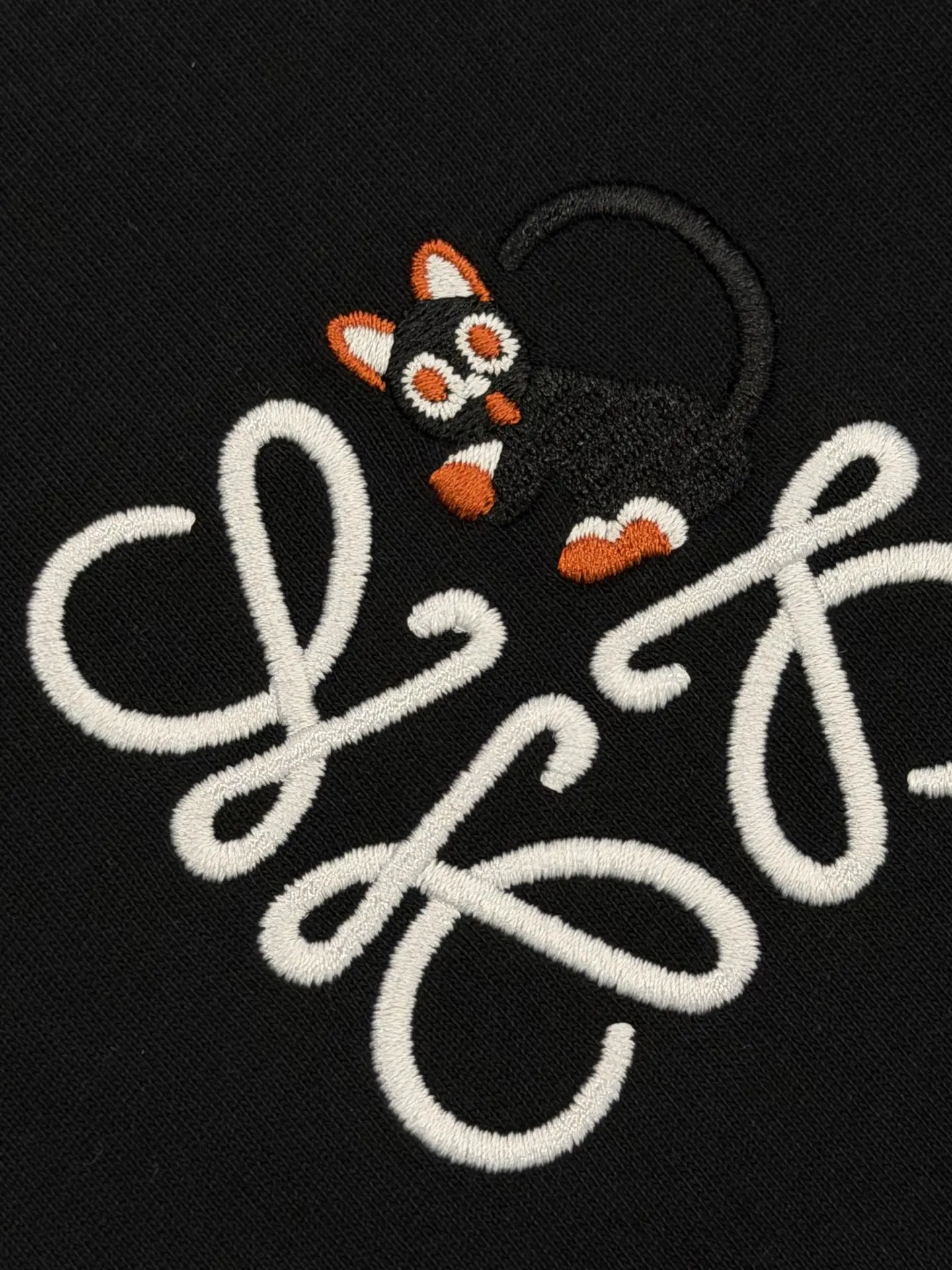 Anagram Embroidered Cotton T-Shirt D13513641 — view 6