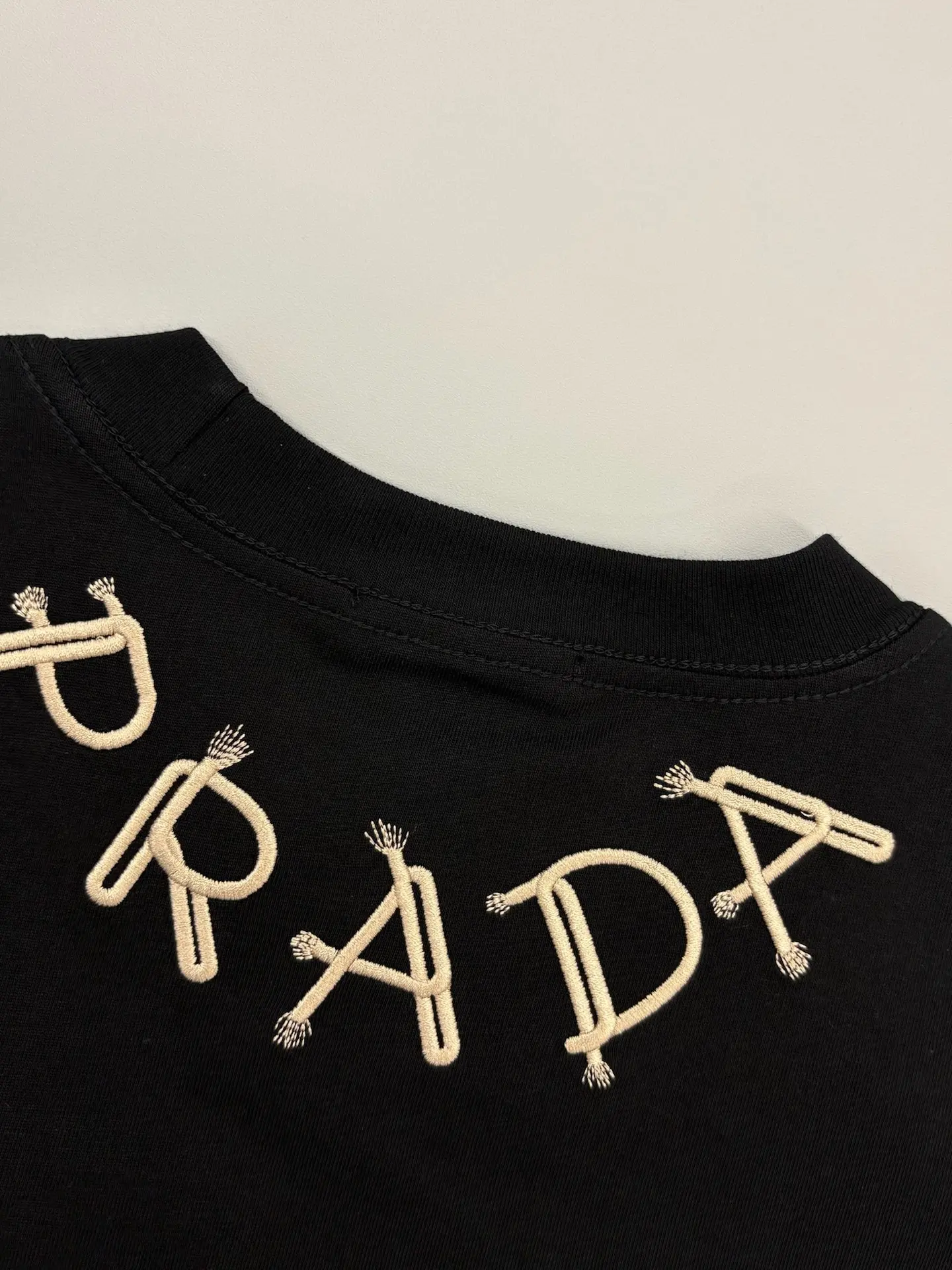 Embroidered Logo Cotton T-Shirt D13513498 — view 6