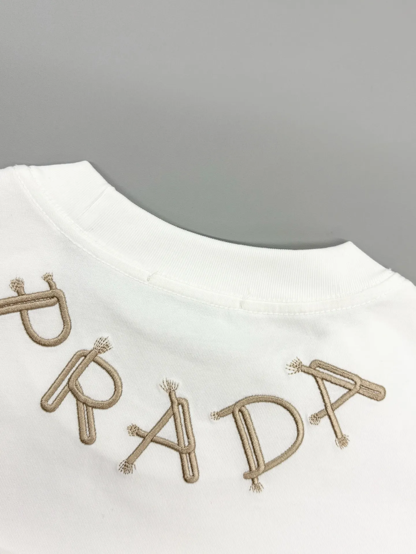 Embroidered Logo Cotton T-Shirt D13513497 — view 7